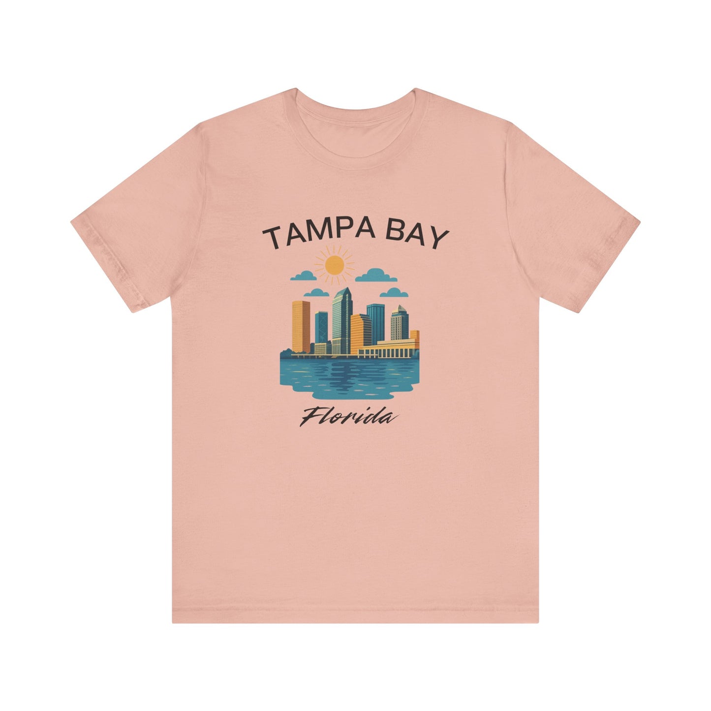 Tampa Bay Skyline Tee - Unisex Jersey Short Sleeve Tee, Florida Gift