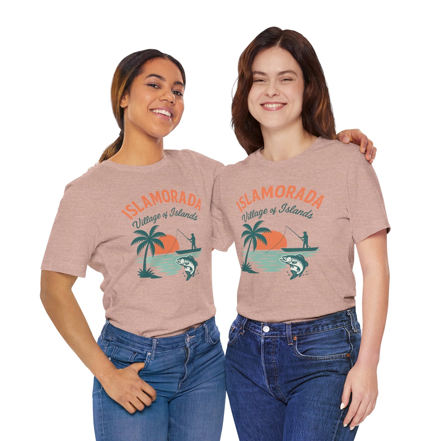 FLORIDA KEYS COLLECTION Islamorada Sunset Fishing Tee, Relaxed Beachwear, Gift for Fishermen, Casual Summer Shirt