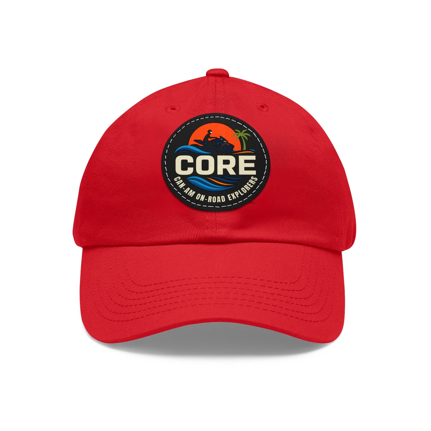 CORE Hat with Round Leather Patch | Outdoor Explorer Cap