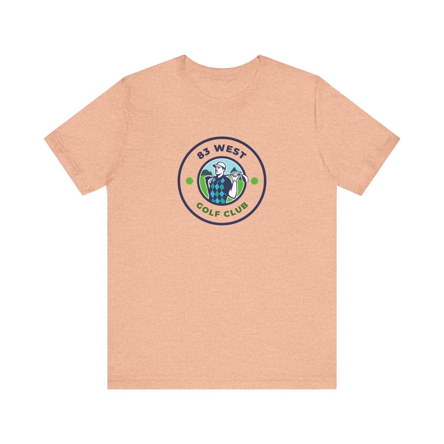 83 West Vintage Golfer Unisex Jersey Tee