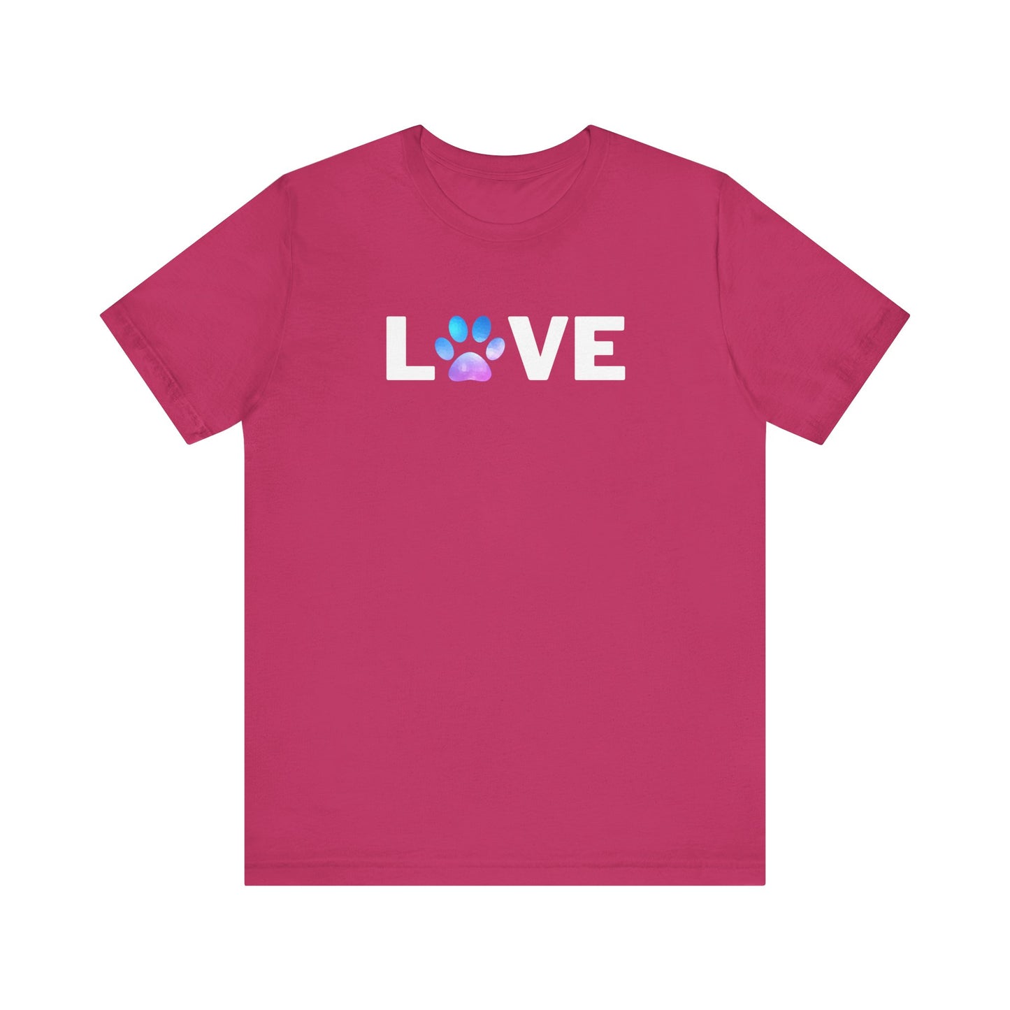 Cute Watercolor Paw Print Unisex Tee - Perfect for Pet Lovers