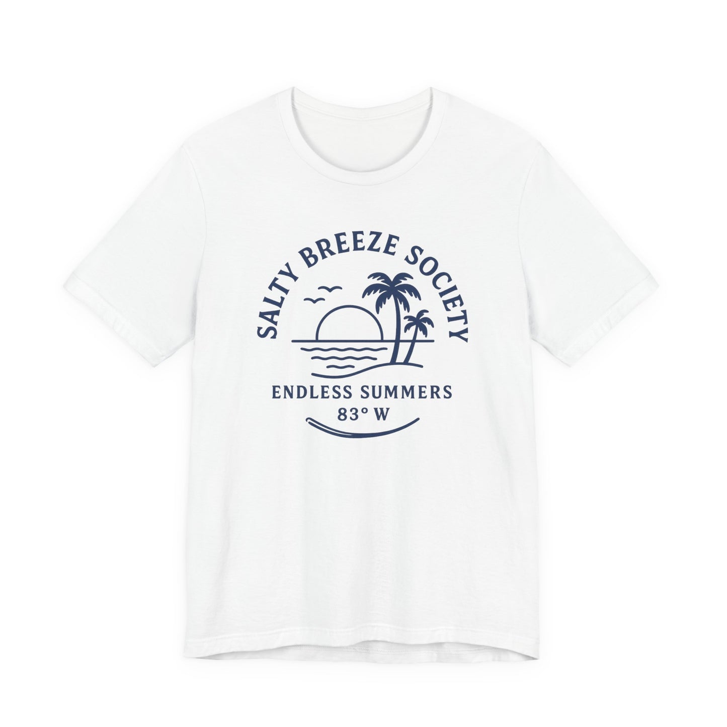 Salty Breeze Society Unisex Short Sleeve Tee - Endless Summers Design