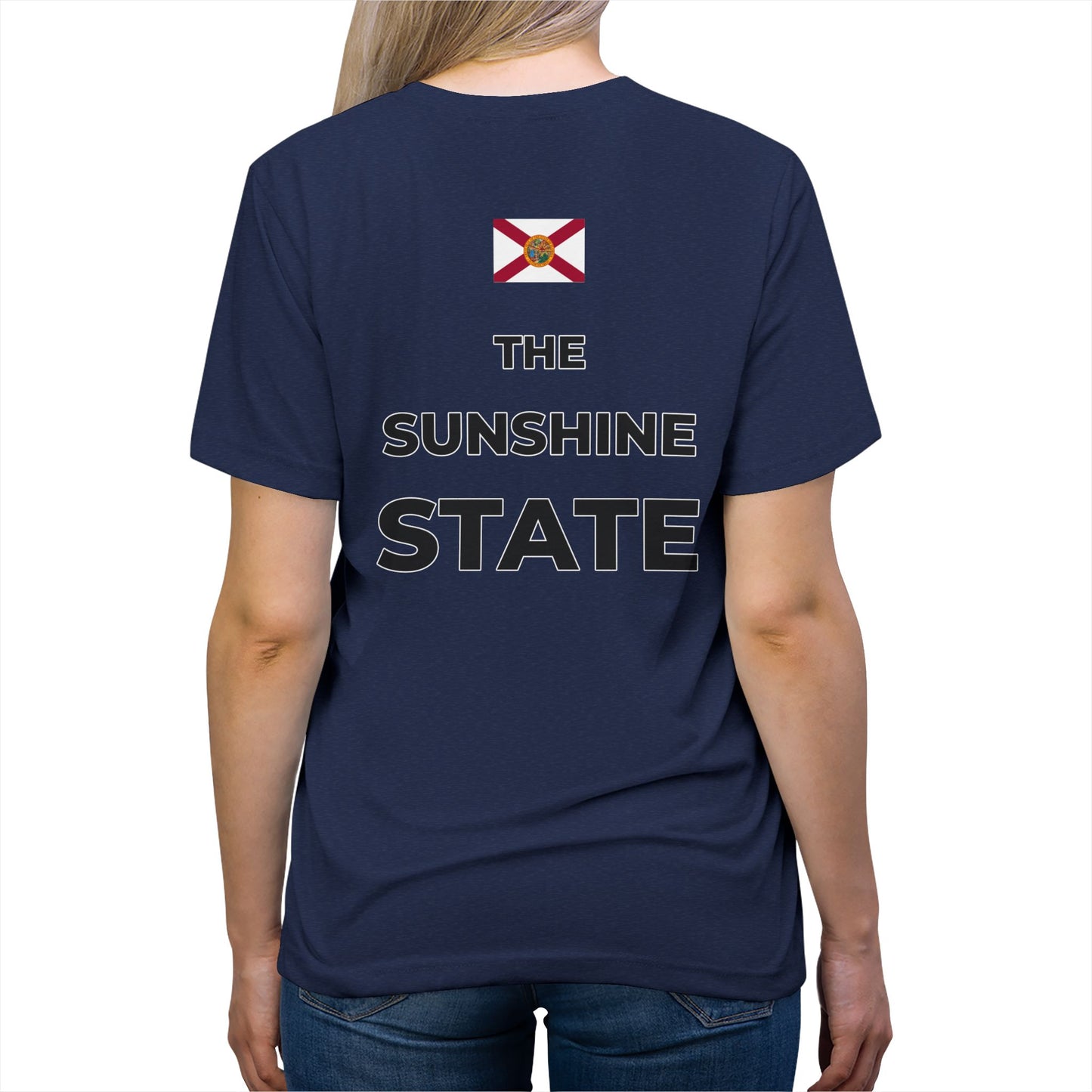 Florida Sunshine State Unisex Triblend Tee - Casual Summer Style