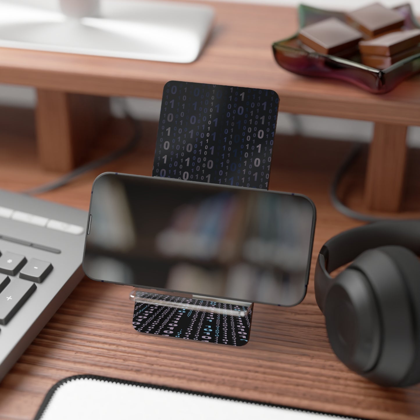 NexOptimize AI Smartphone Display Stand, Tech Organizer