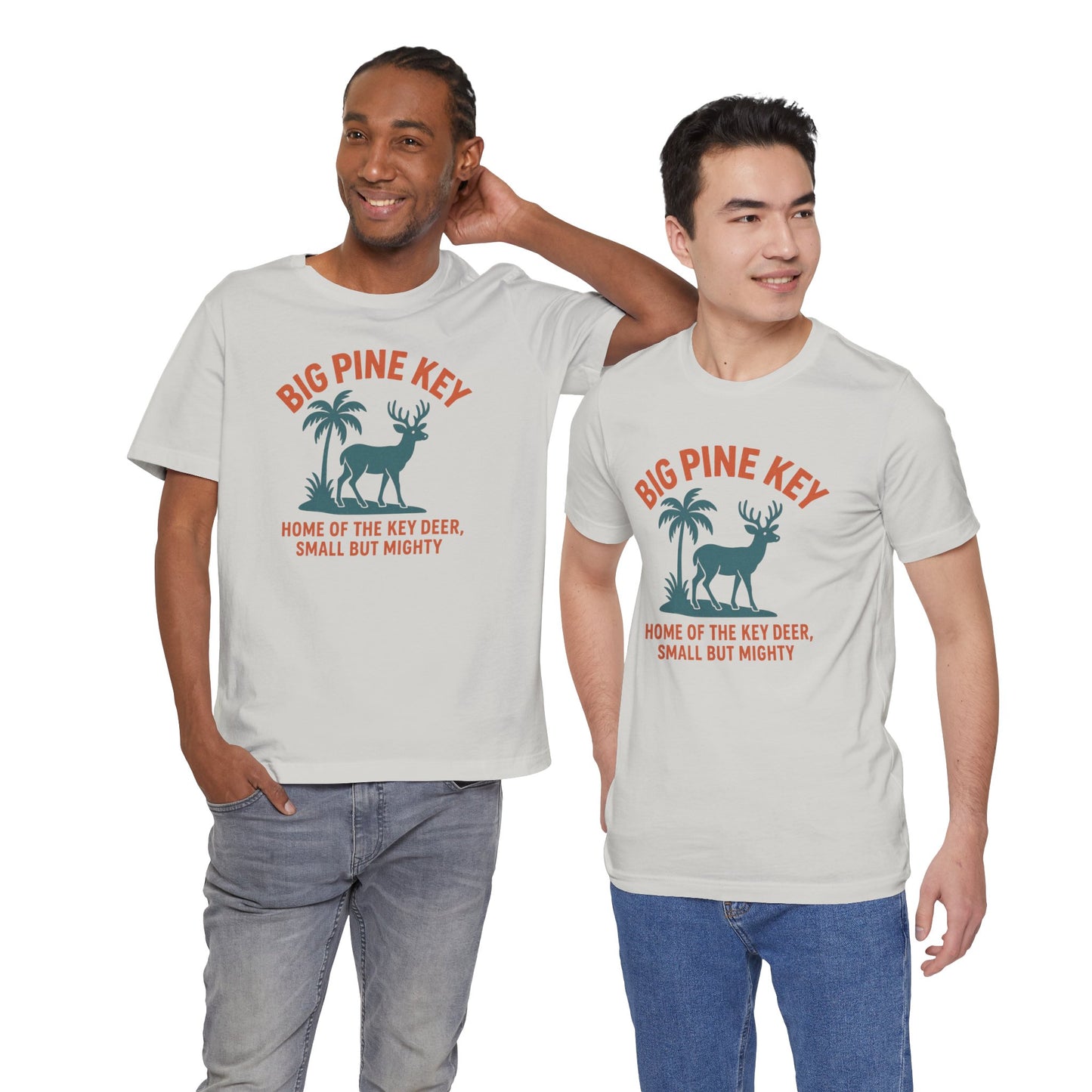 FLORIDA KEYS COLLECTION Big Pine Key Unisex Tee – Home of the Key Deer, Relaxed Fit Casual Shirt
