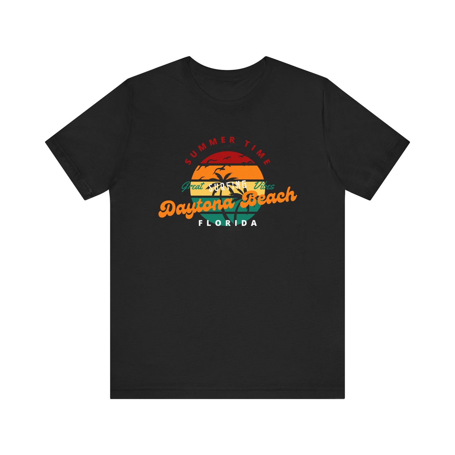 Summer Vibes Daytona Beach Tee - Unisex Jersey Short Sleeve