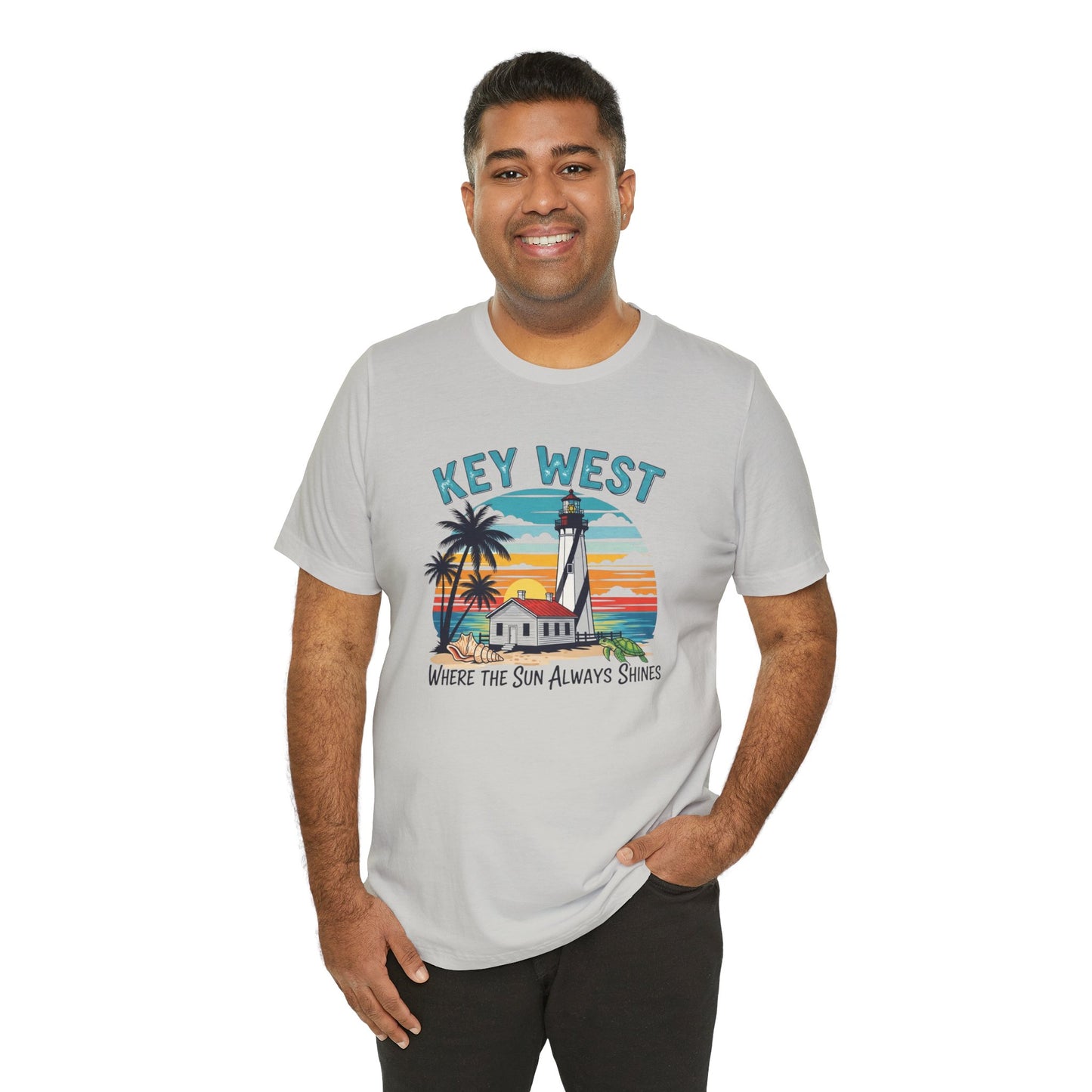 FLORIDA KEYS COLLECTION Key West Sunset Tee: Tropical Vibes Shirt for Beach Lovers