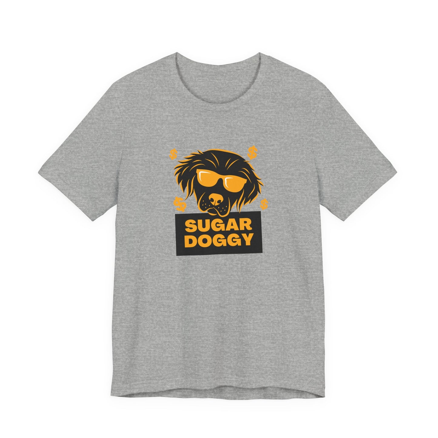 Cool Dog Graphic Tee - Sugar Doggy Unisex Jersey Short Sleeve T-Shirt
