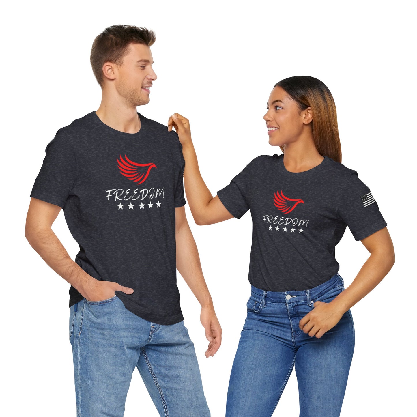 Freedom Wings Unisex Tee - Inspirational Graphic Shirt, Casual Wear