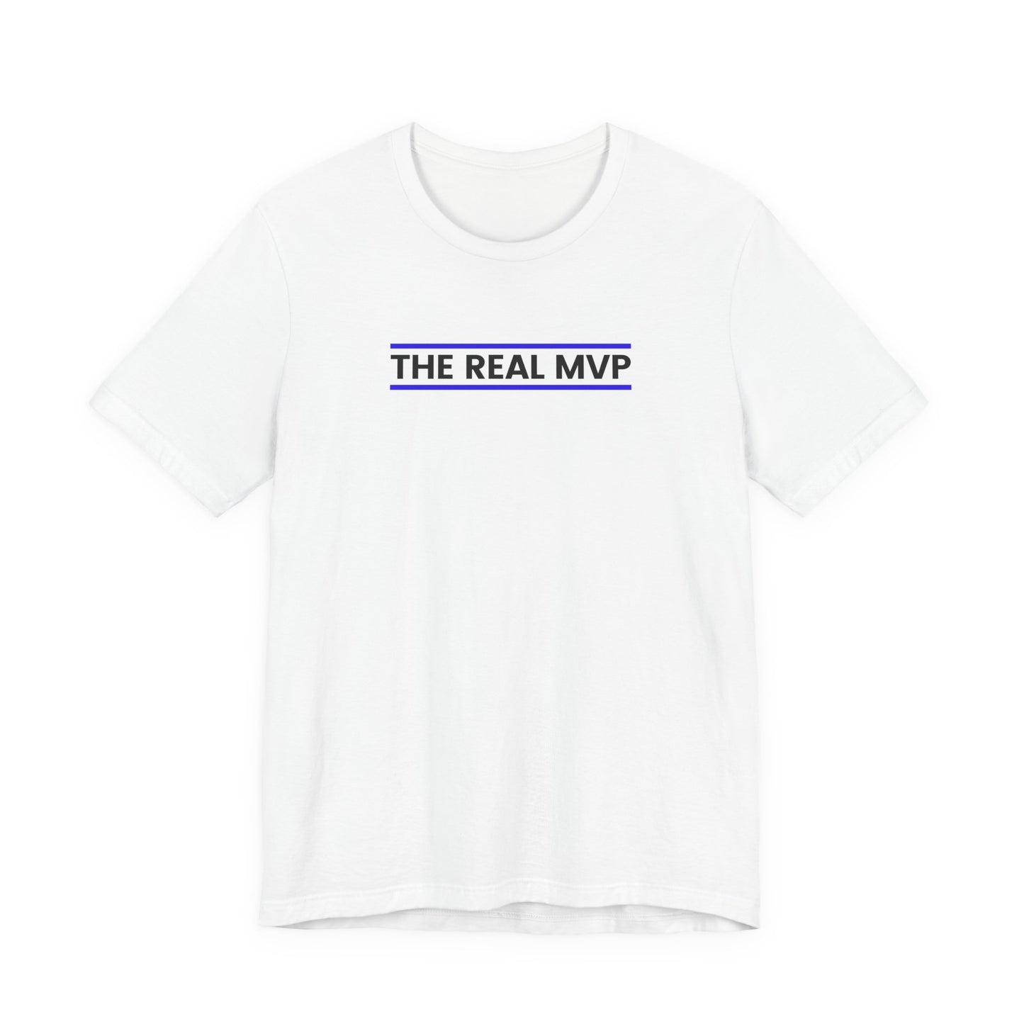 Unisex Jersey Tee - 'The Real MVP' Essential T-Shirt for Sports Lovers