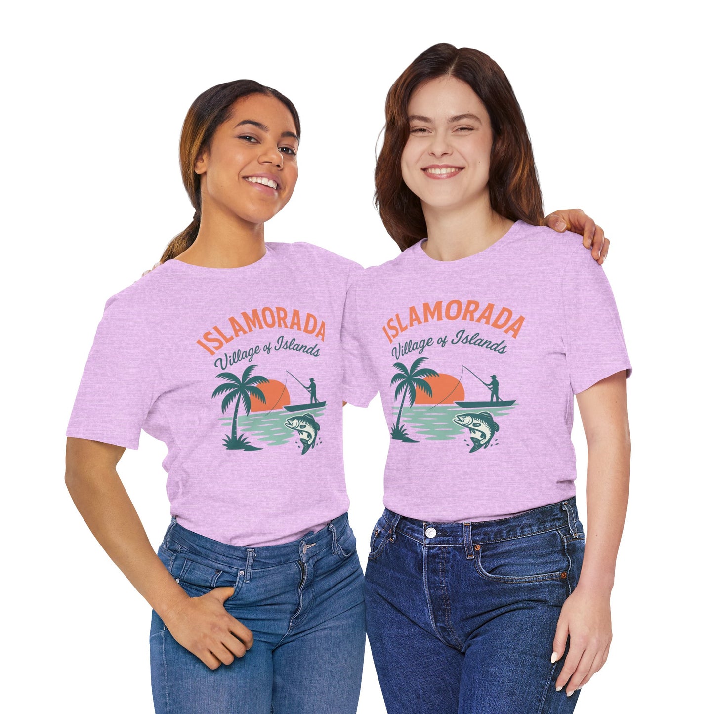 FLORIDA KEYS COLLECTION Islamorada Sunset Fishing Tee, Relaxed Beachwear, Gift for Fishermen, Casual Summer Shirt