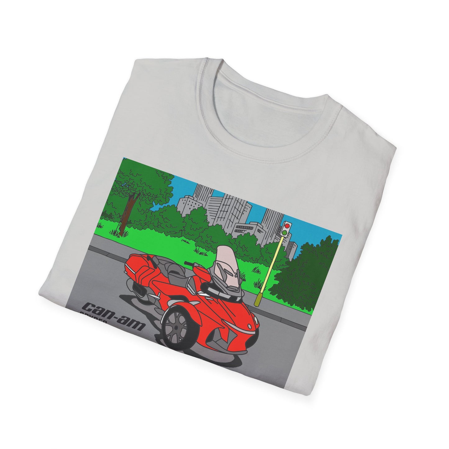 SPYDER Coloring Book Graphic Unisex Softstyle T-Shirt