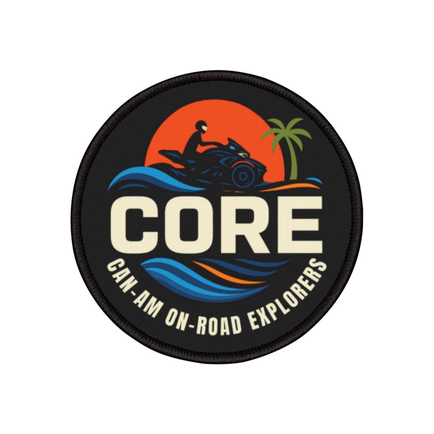Core Iron-On Patch - 3x3 Circle