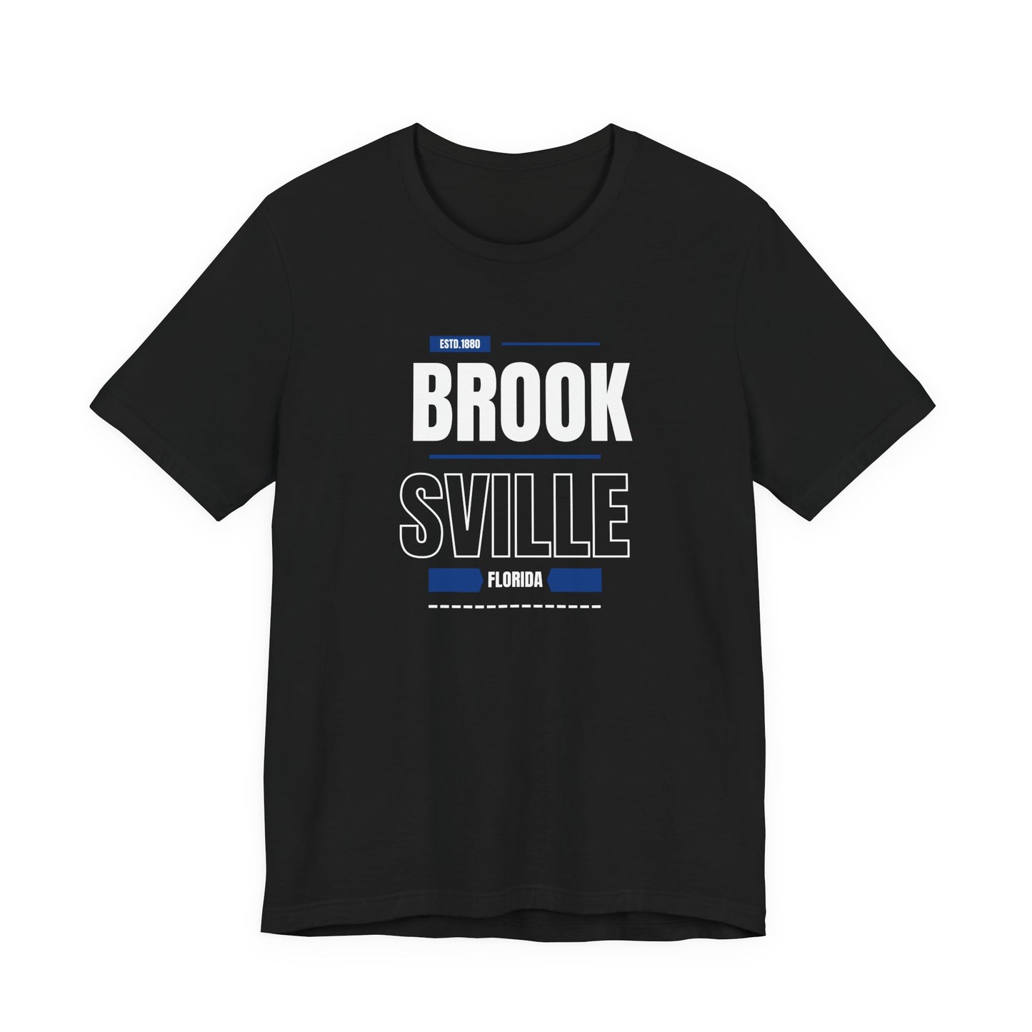 Brooksville Florida Unisex Jersey Tee - Retro Vibe T-Shirt for Casual Style