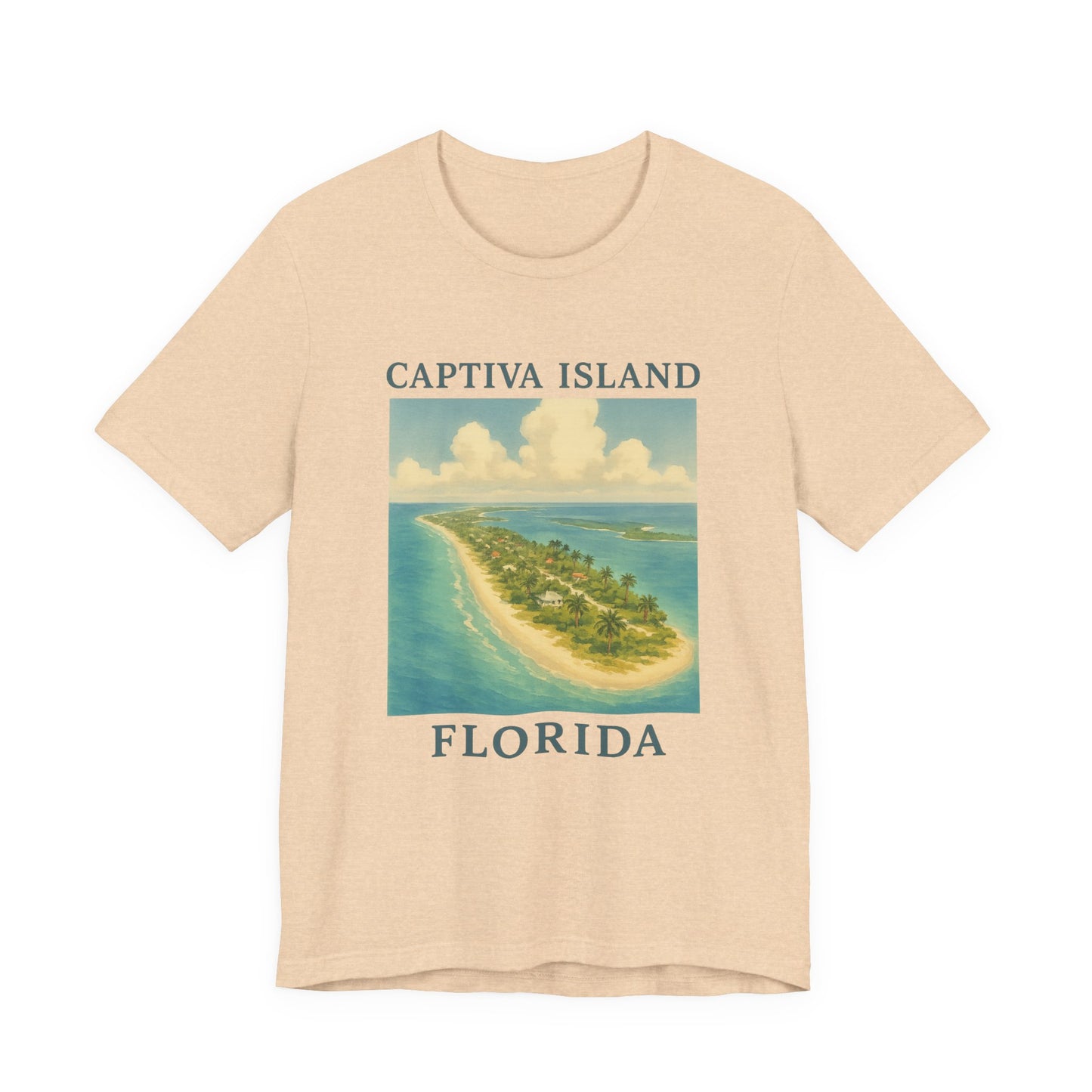 Captiva Island Florida T-Shirt, Vintage Island Tee, Beach Lover's Apparel