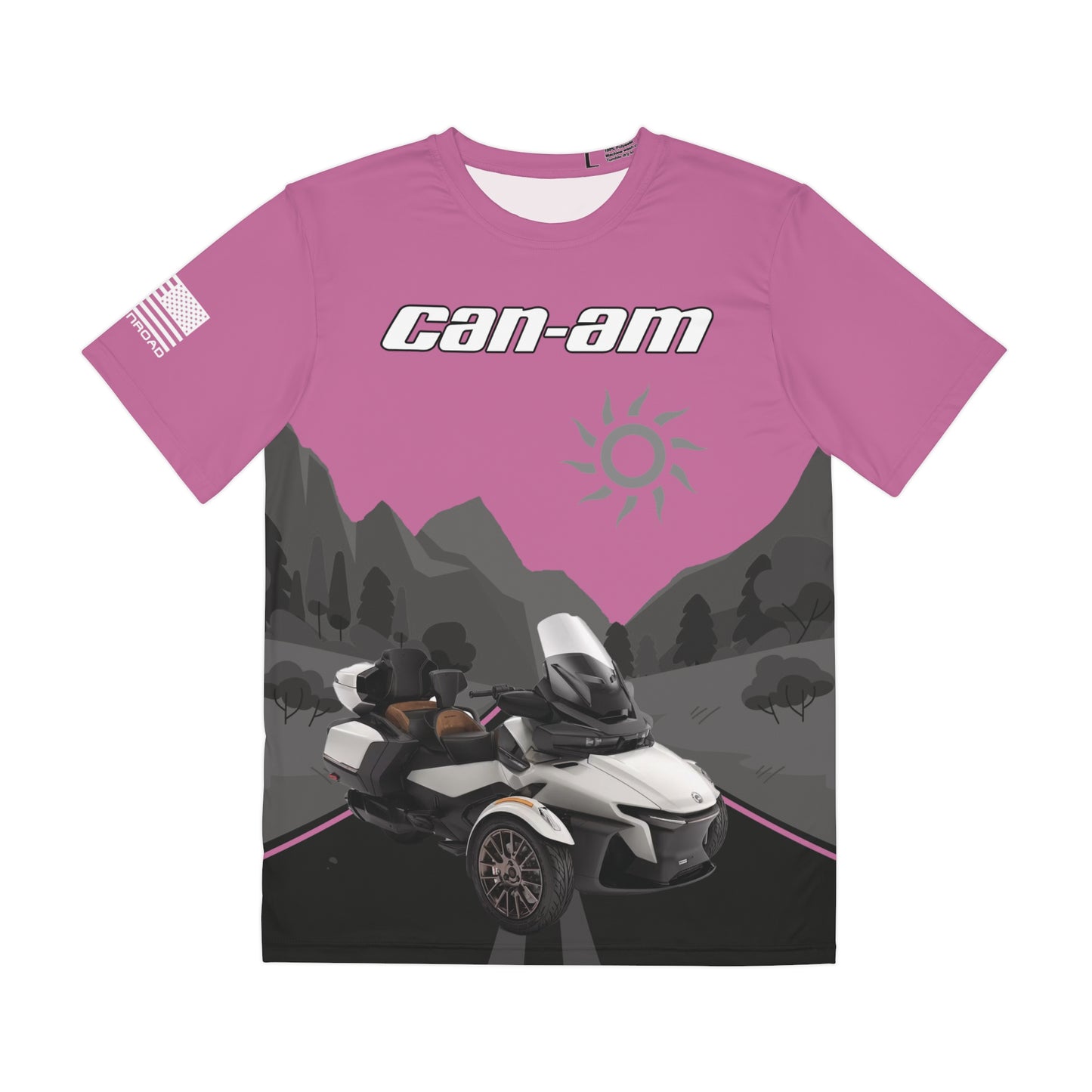 CAN-AM SPYDER SCENIC FWC EDITION T-SHIRT PINK SEA-TO-SKY EDITION