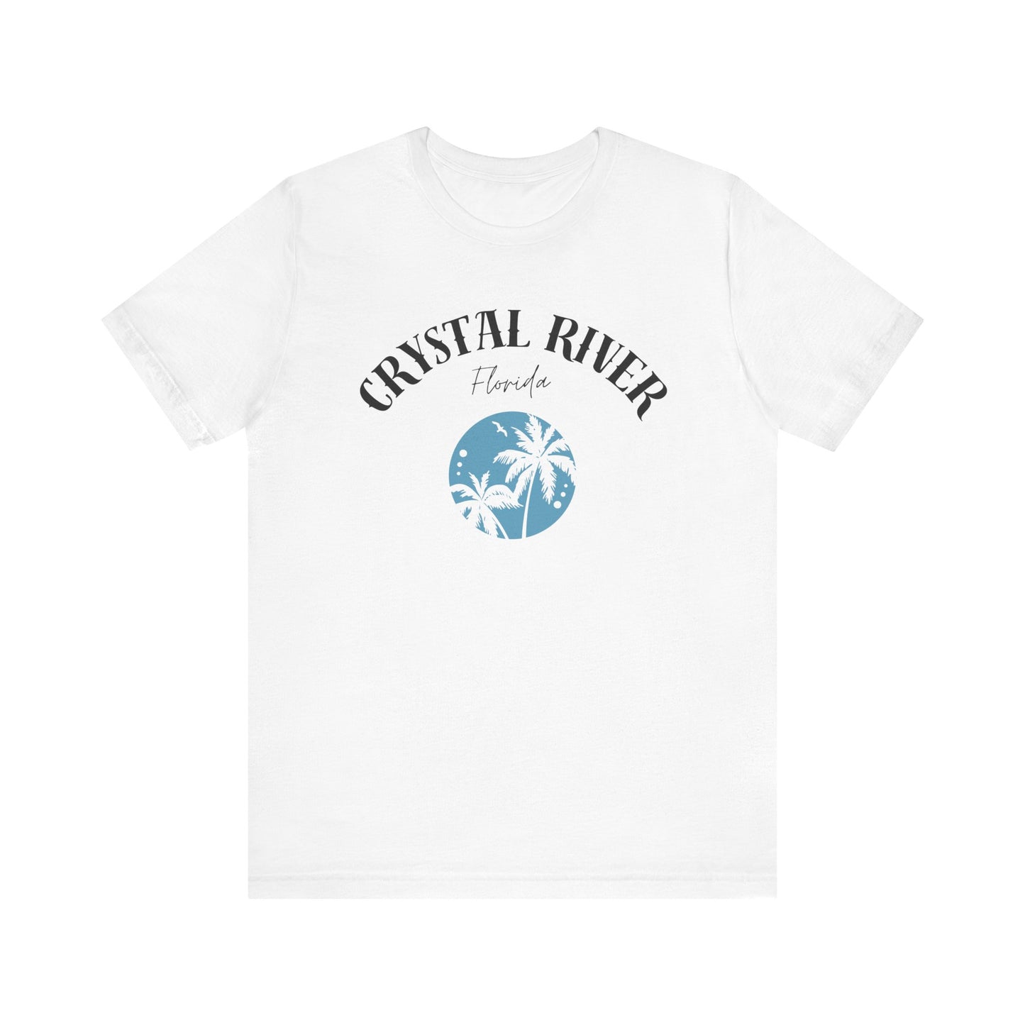 Crystal River Florida Tropical Tee - Unisex Jersey Short Sleeve Shirt