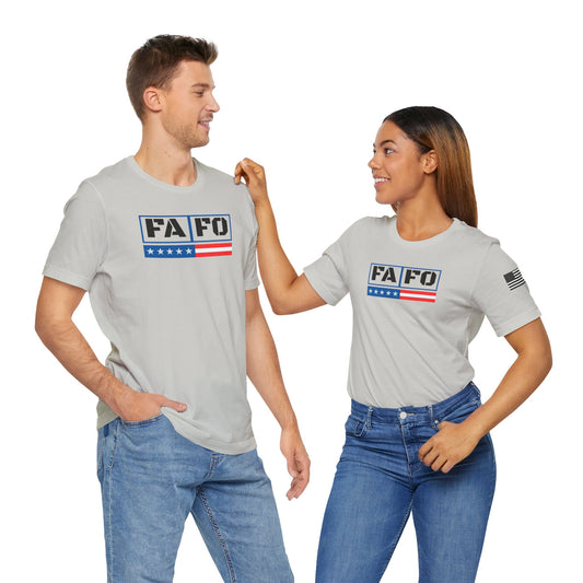 FAFO Patriotic Statement Tee - Unisex Jersey Short Sleeve Shirt