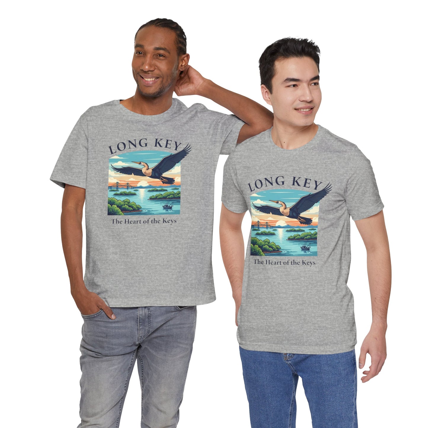 FLORIDA KEYS COLLECTION Long Key Graphic Tee - Casual Wear, Travel Souvenir