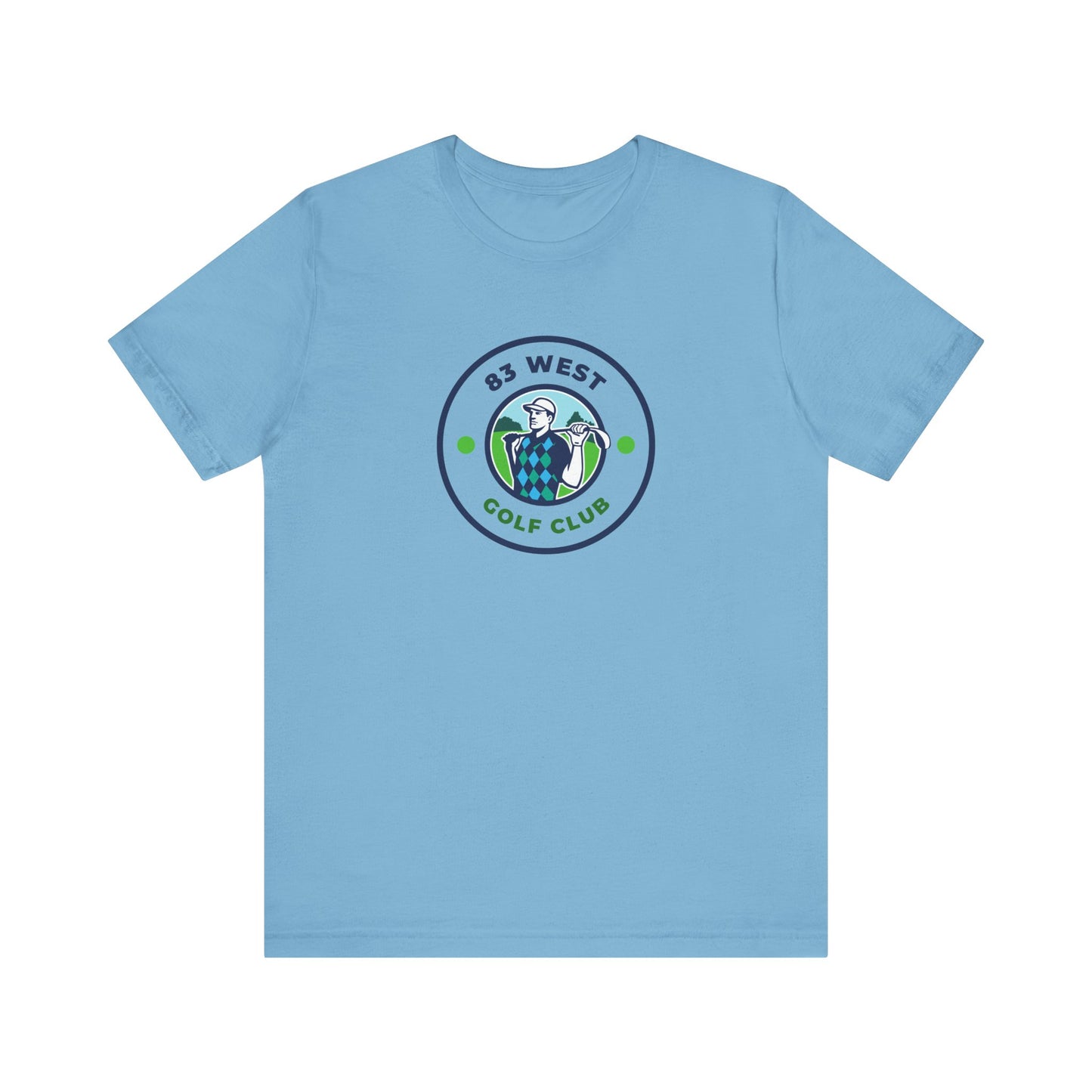 83 West Vintage Golfer Unisex Jersey Tee
