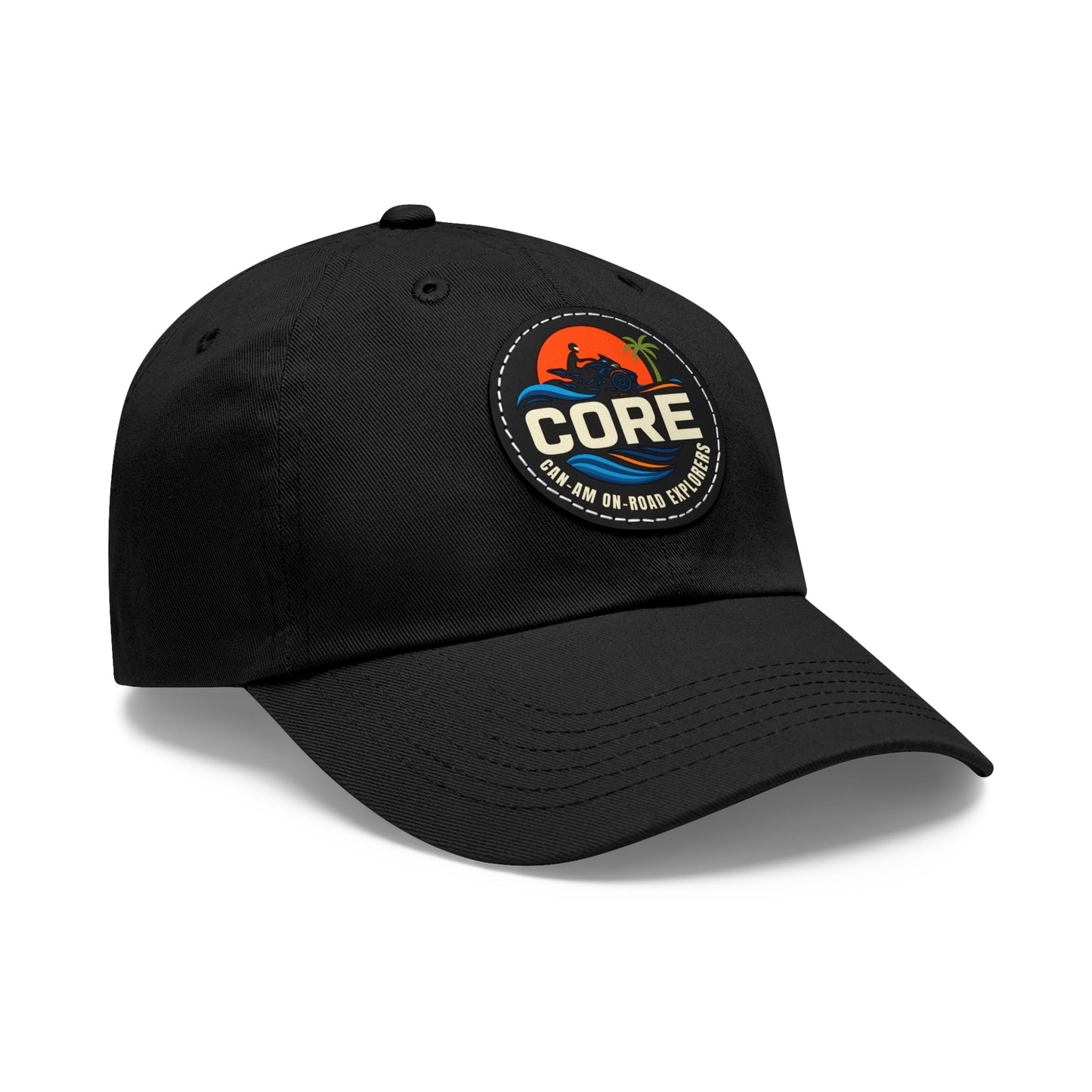 CORE Hat with Round Leather Patch | Outdoor Explorer Cap