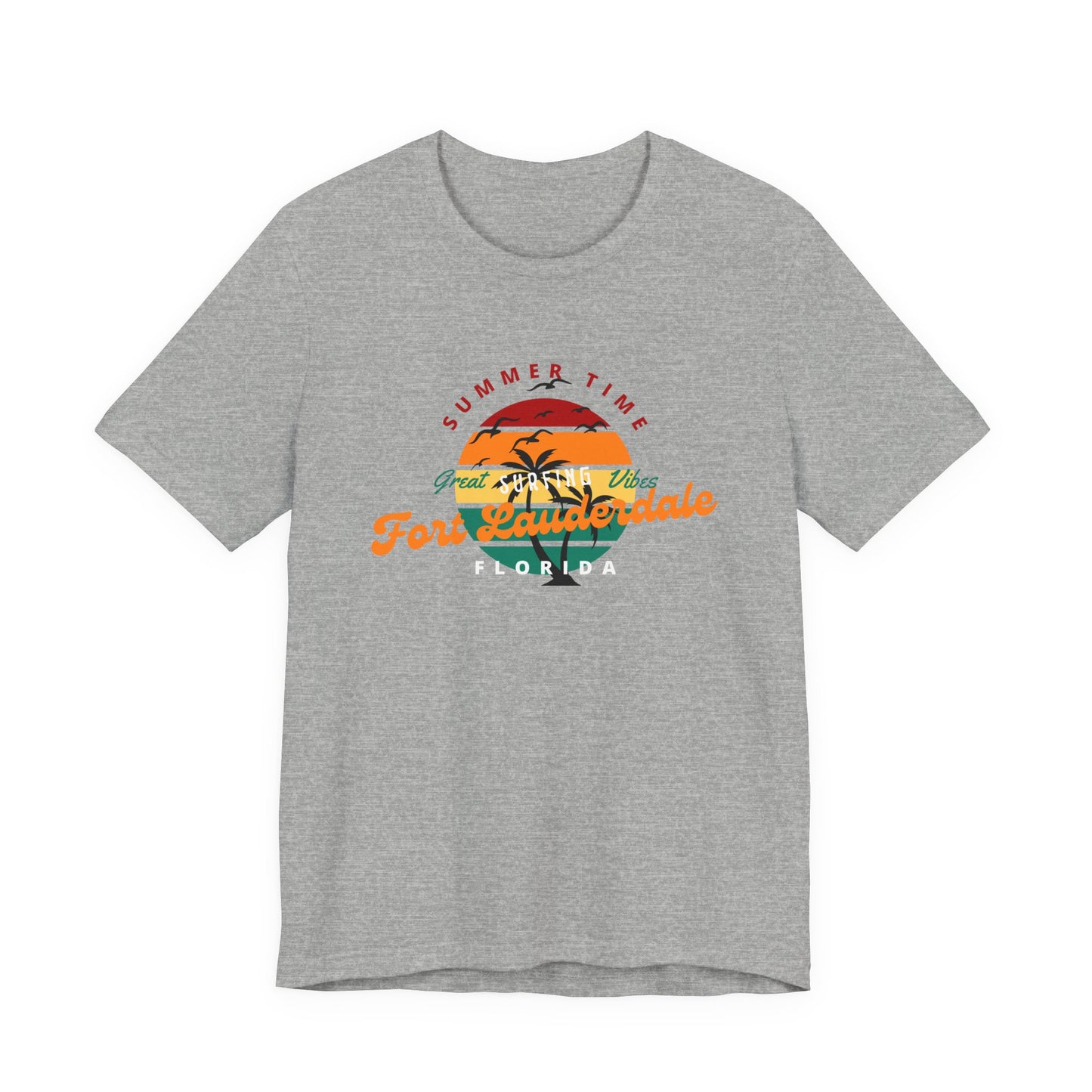 Fort Lauderdale Summer Vibes Tee - Unisex Jersey Short Sleeve Shirt