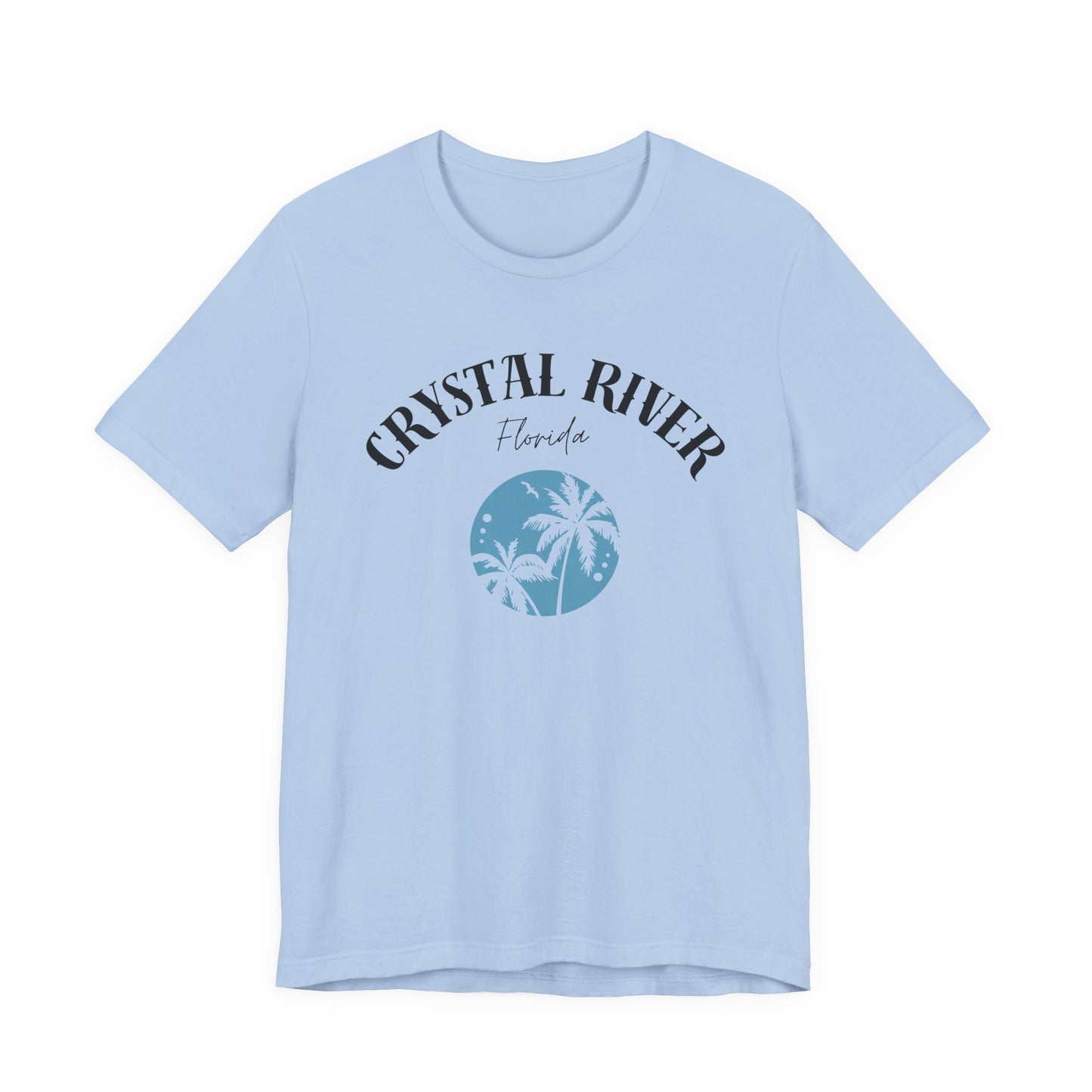 Crystal River Florida Tropical Tee - Unisex Jersey Short Sleeve Shirt