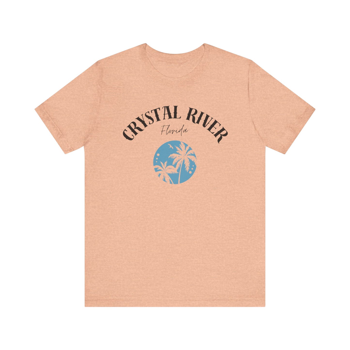 Crystal River Florida Tropical Tee - Unisex Jersey Short Sleeve Shirt
