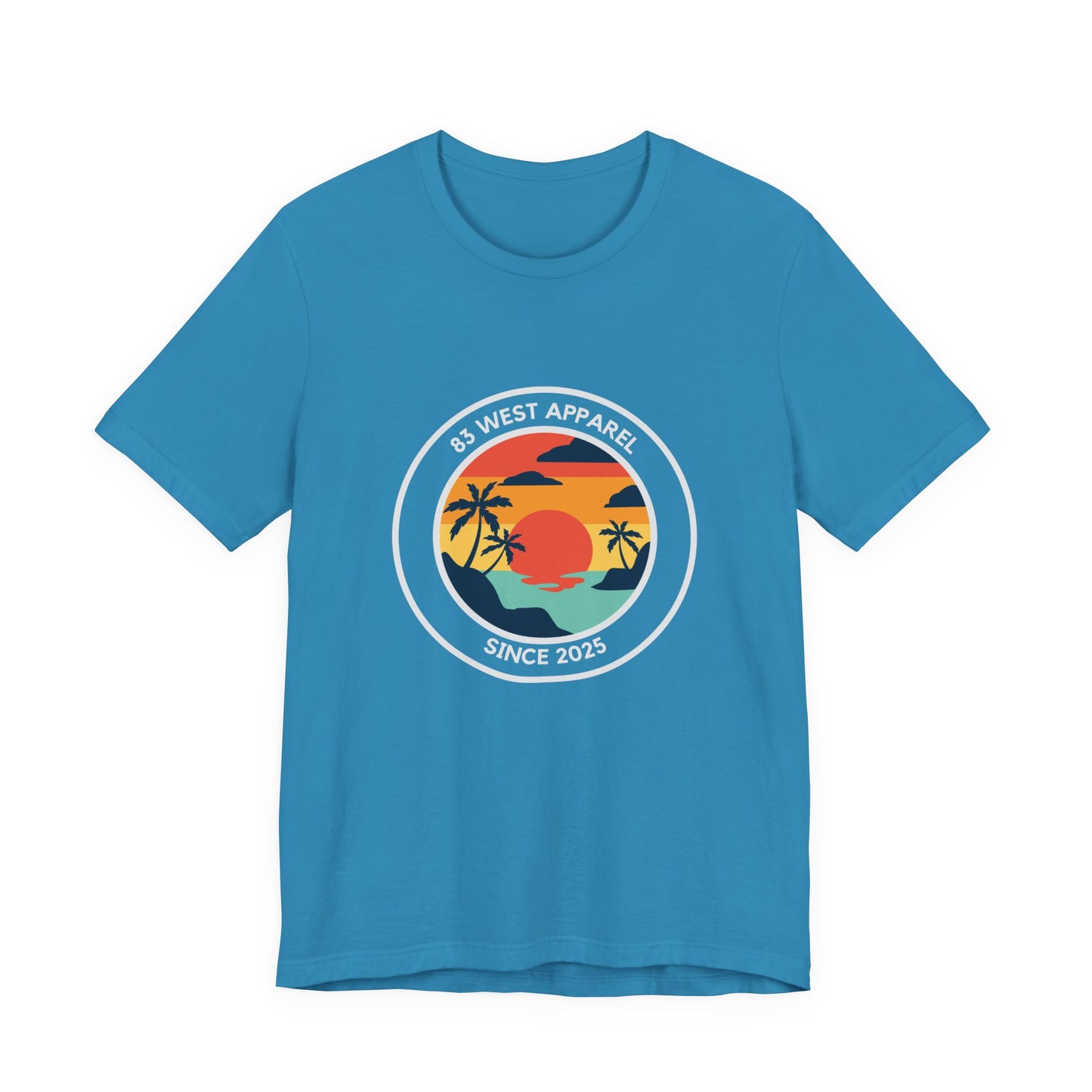 Tropical Sunset T-Shirt - 83 West Apparel - Casual Summer Vibe