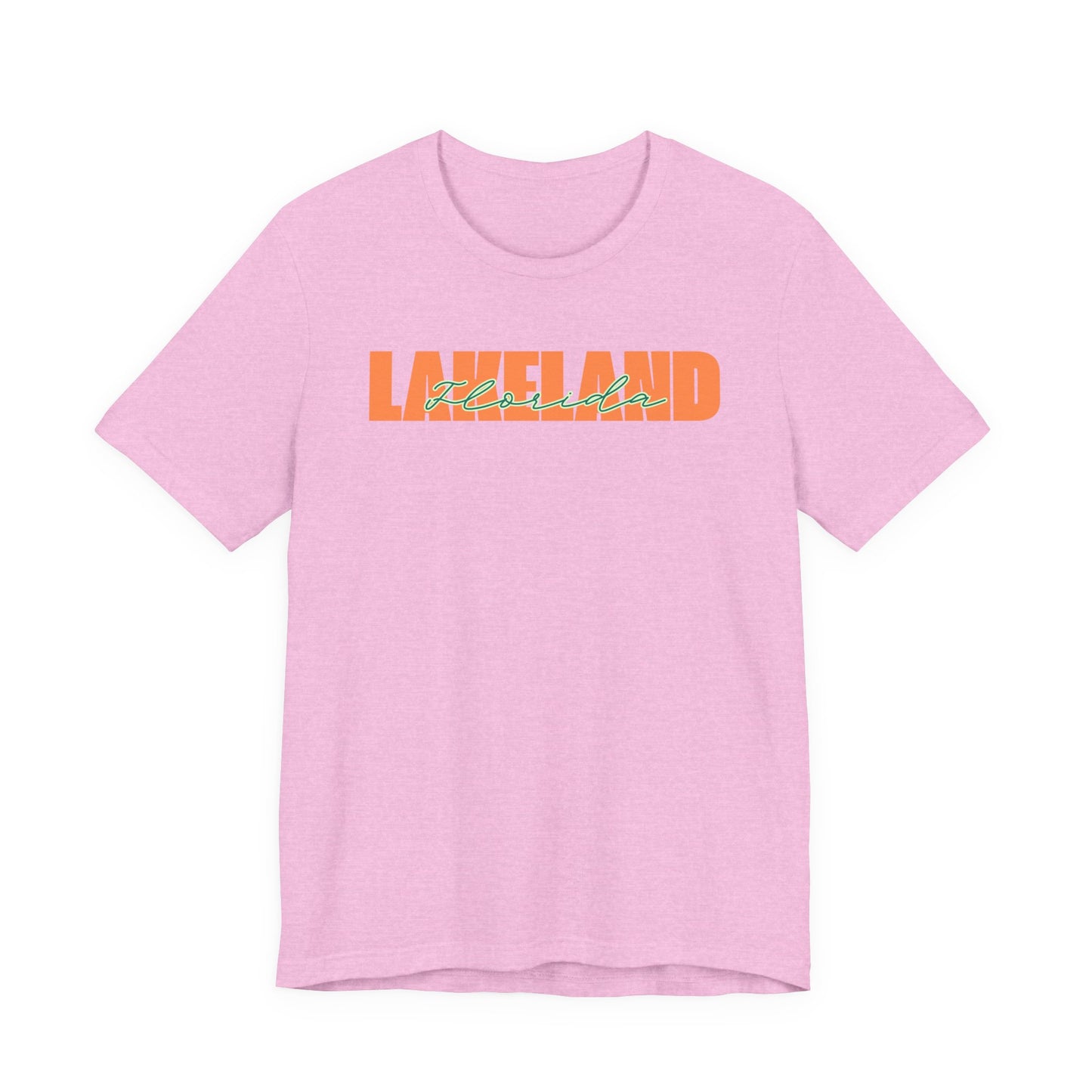 Lakeland Retro Unisex Short Sleeve Tee - Casual Summer Style