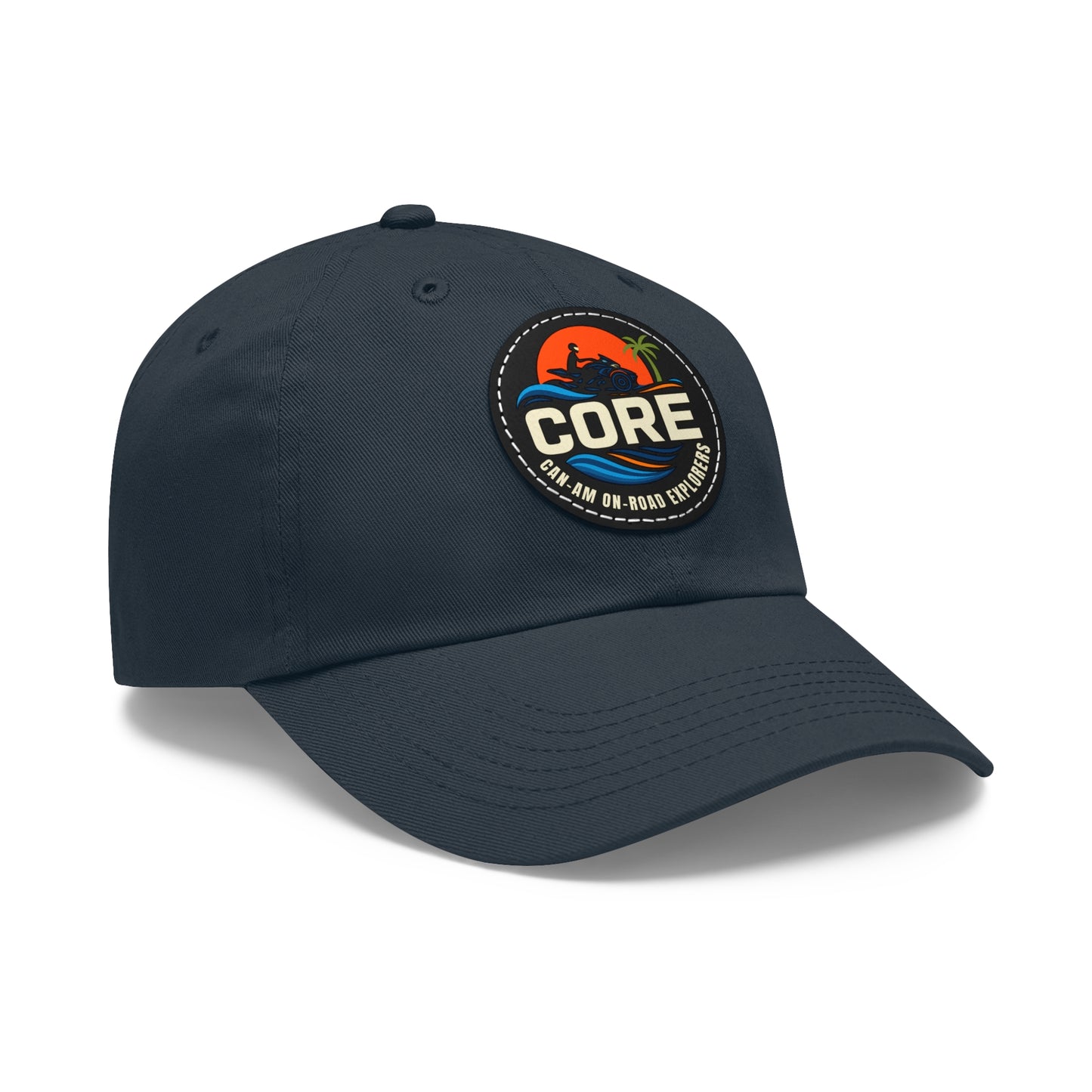 CORE Hat with Round Leather Patch | Outdoor Explorer Cap