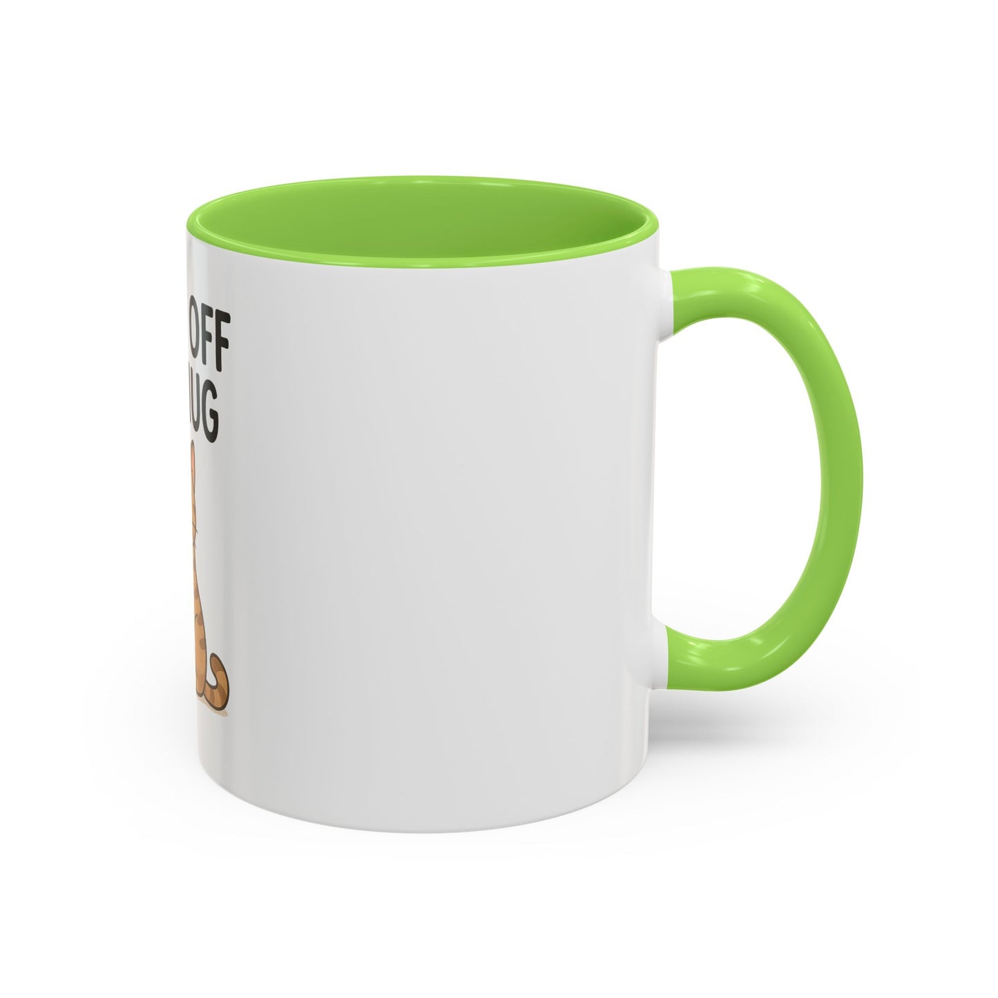 Funny Cat Mug - "Paws Off My Mug" - Colorful 11oz & 15oz Coffee Cup