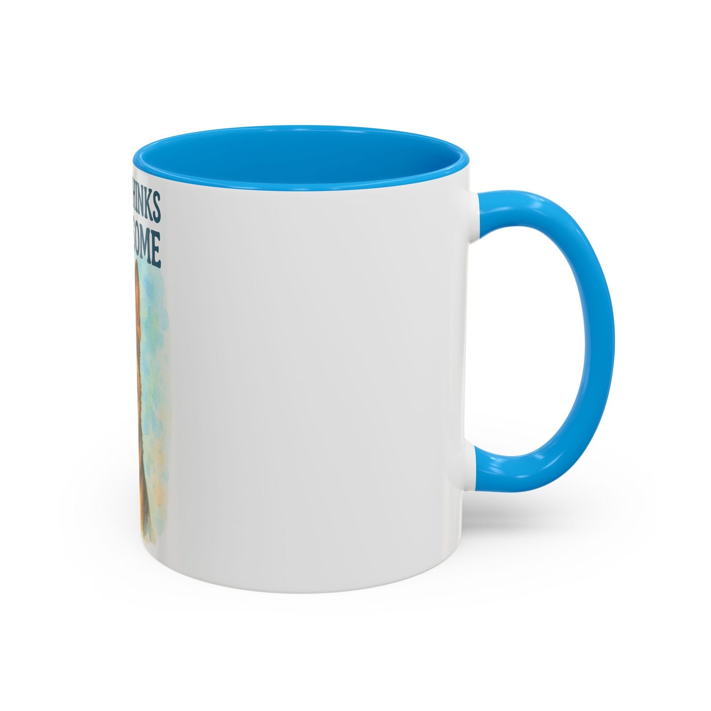 Funny Dog Lover Mug - 'My Dog Thinks I'm Pawsome' - 11oz