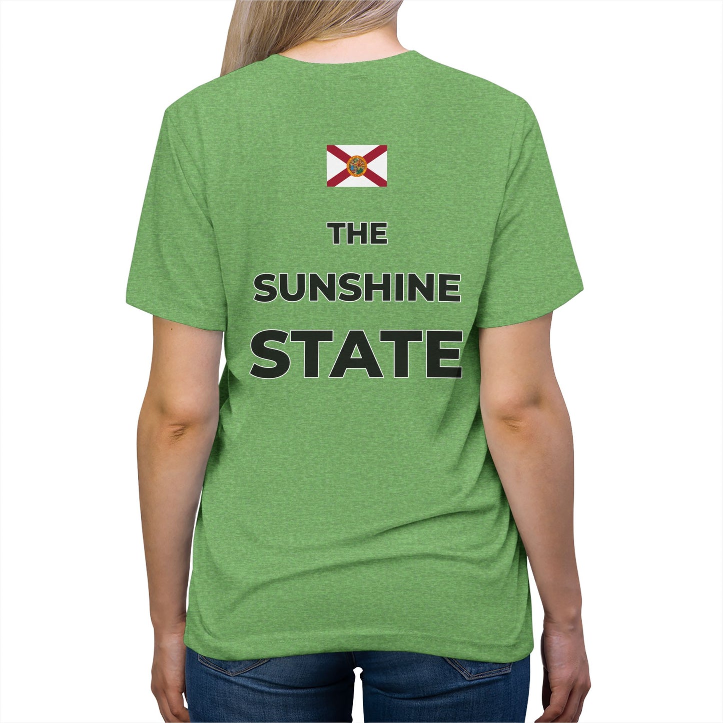 Florida Sunshine State Unisex Triblend Tee - Casual Summer Style