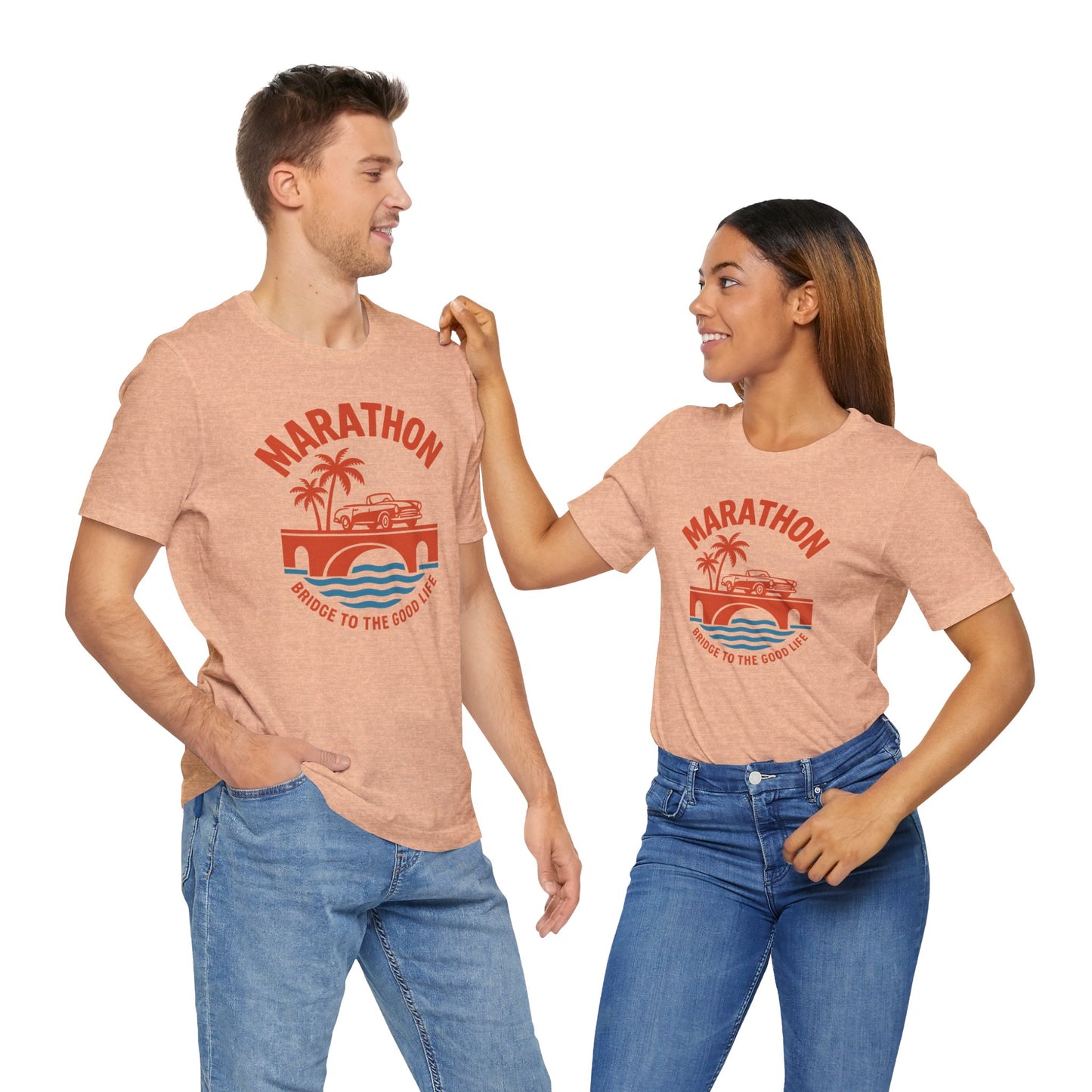 FLORIDA KEYS COLLECTION Marathon Beach Vibes Tee | Unisex Jersey Tee, Summer Fashion