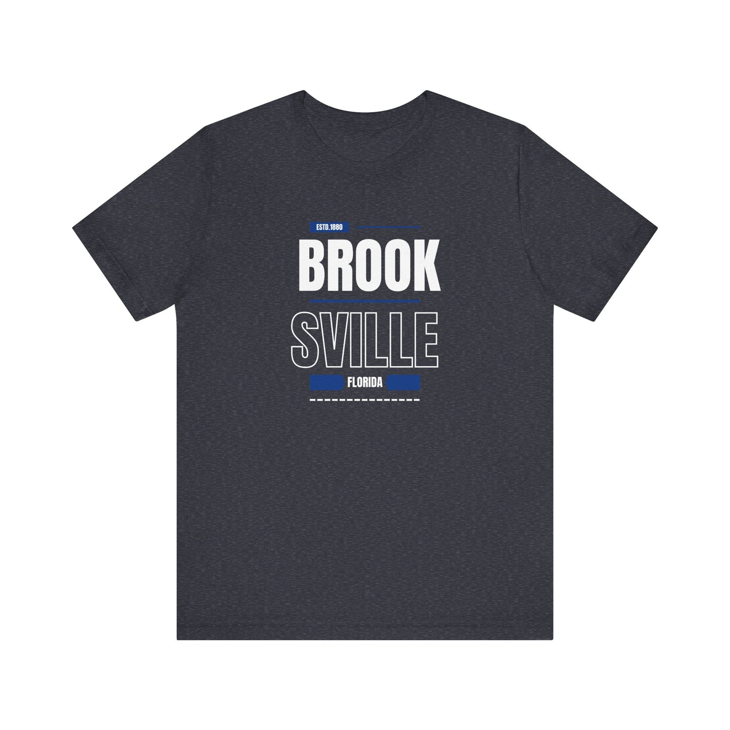 Brooksville Florida Unisex Jersey Tee - Retro Vibe T-Shirt for Casual Style