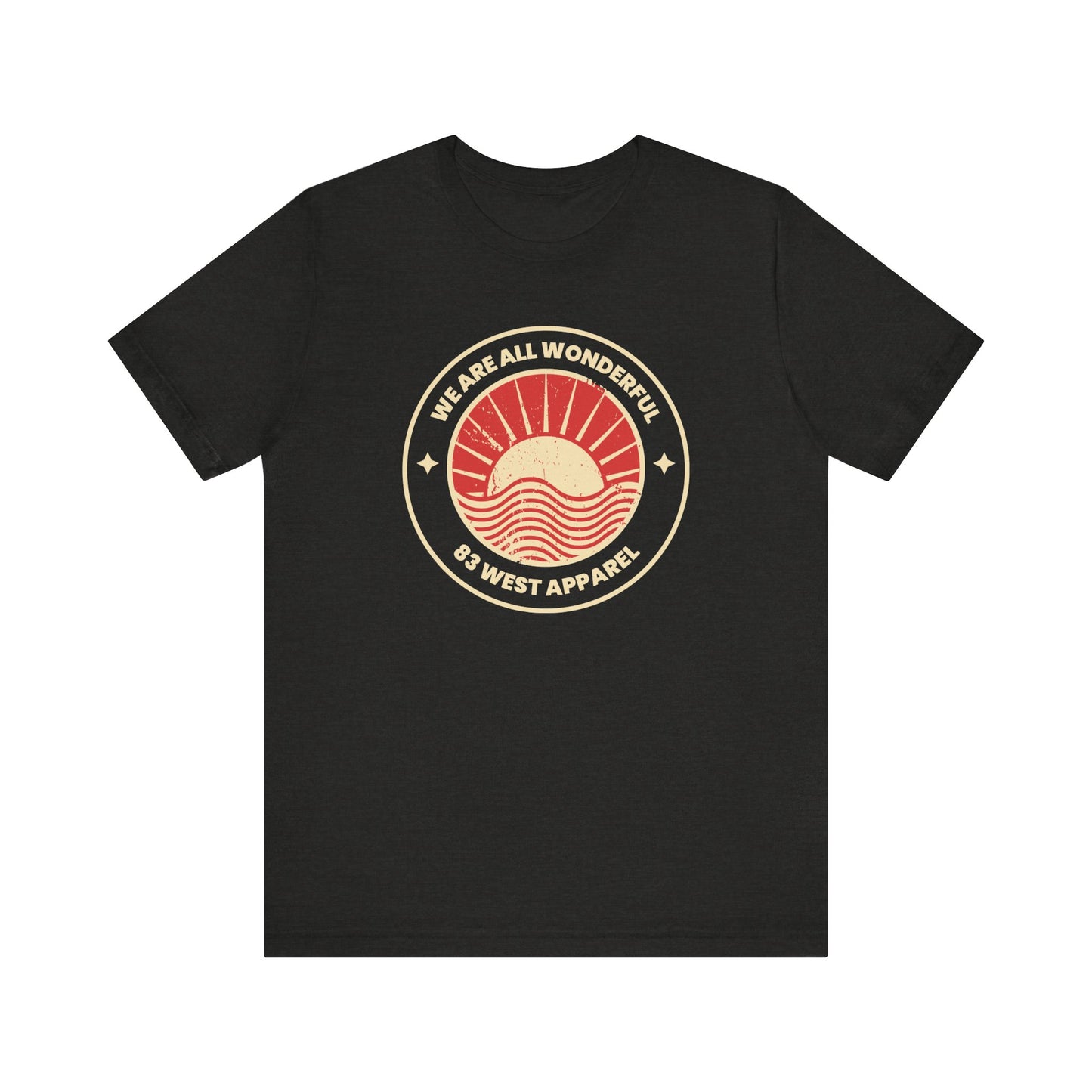 Inspirational Unisex Jersey Short Sleeve Tee - 'We Are All Wonderful'