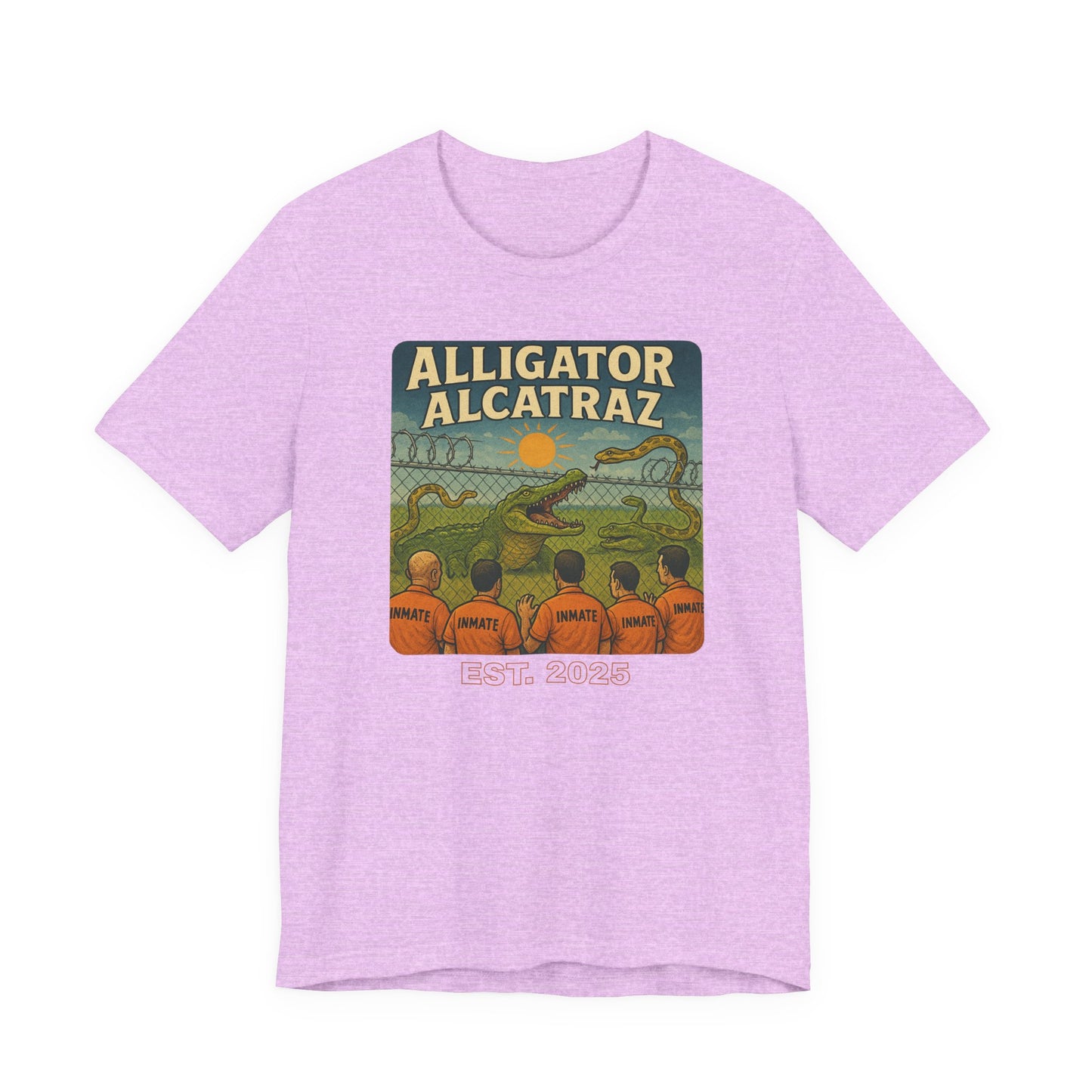 Vintage Alligator Alcatraz Tee: Fun Graphic Tee