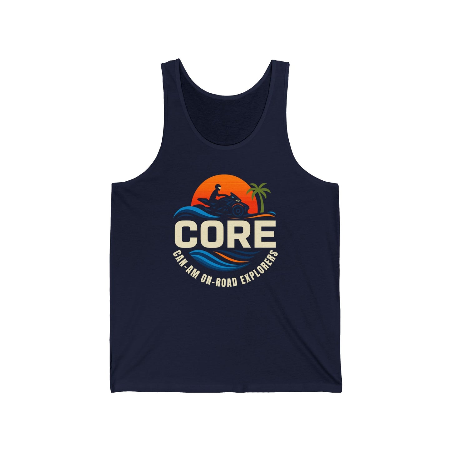 CORE Off-Road Adventures Unisex Jersey Tank Top, Summer Apparel, Beachwear
