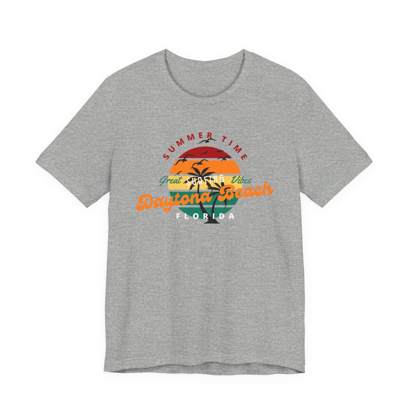 Summer Vibes Daytona Beach Tee - Unisex Jersey Short Sleeve