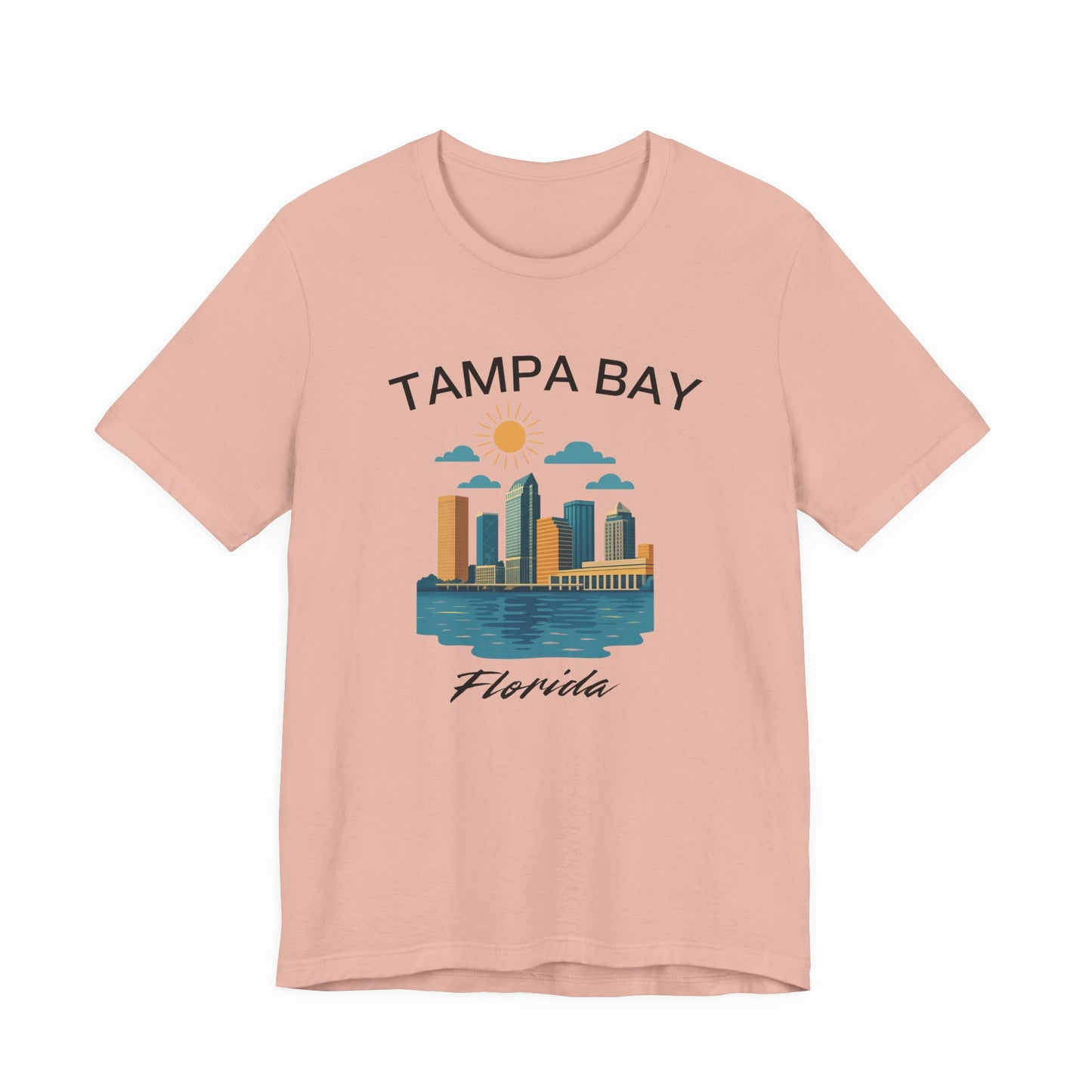 Tampa Bay Skyline Tee - Unisex Jersey Short Sleeve Tee, Florida Gift