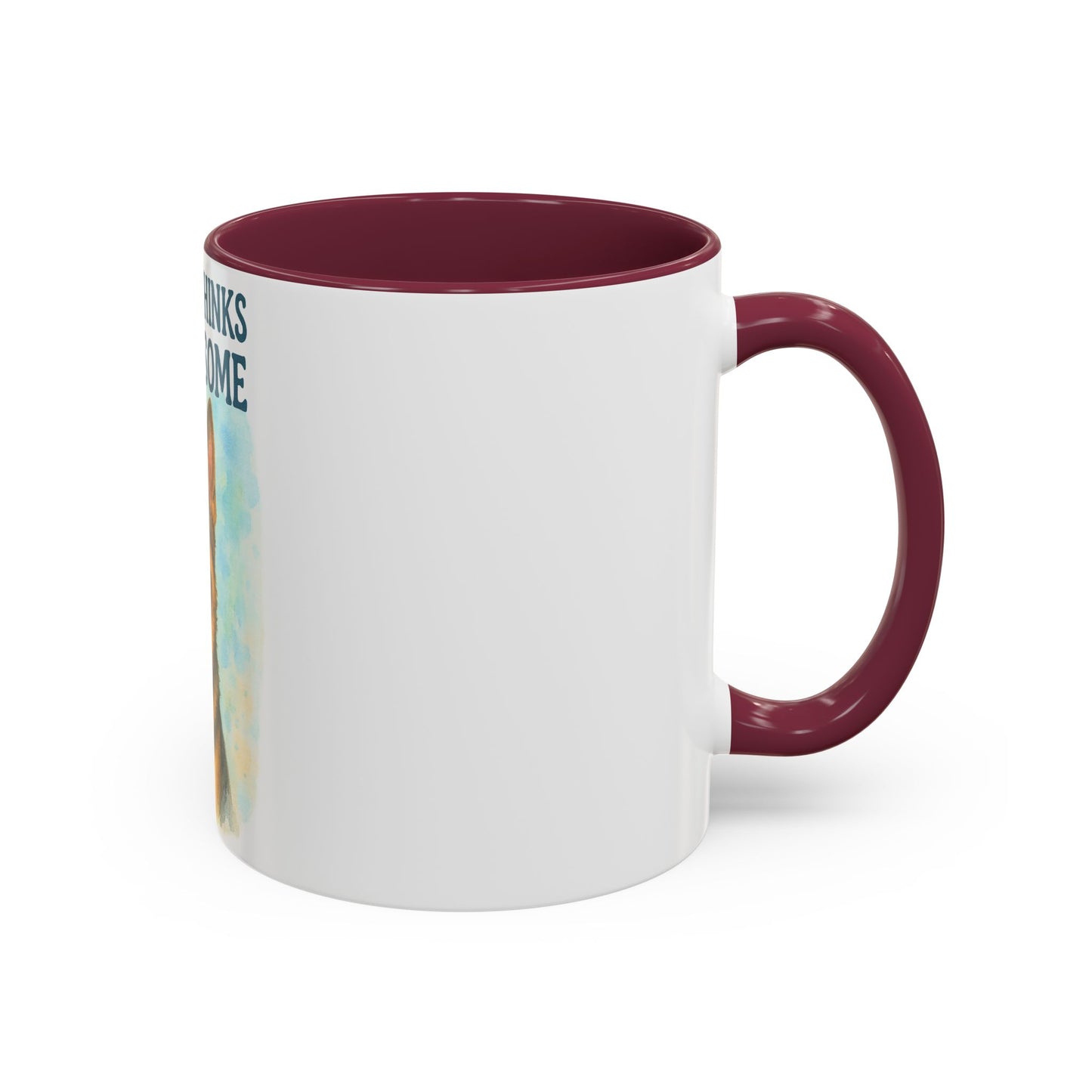 Funny Dog Lover Mug - 'My Dog Thinks I'm Pawsome' - 11oz