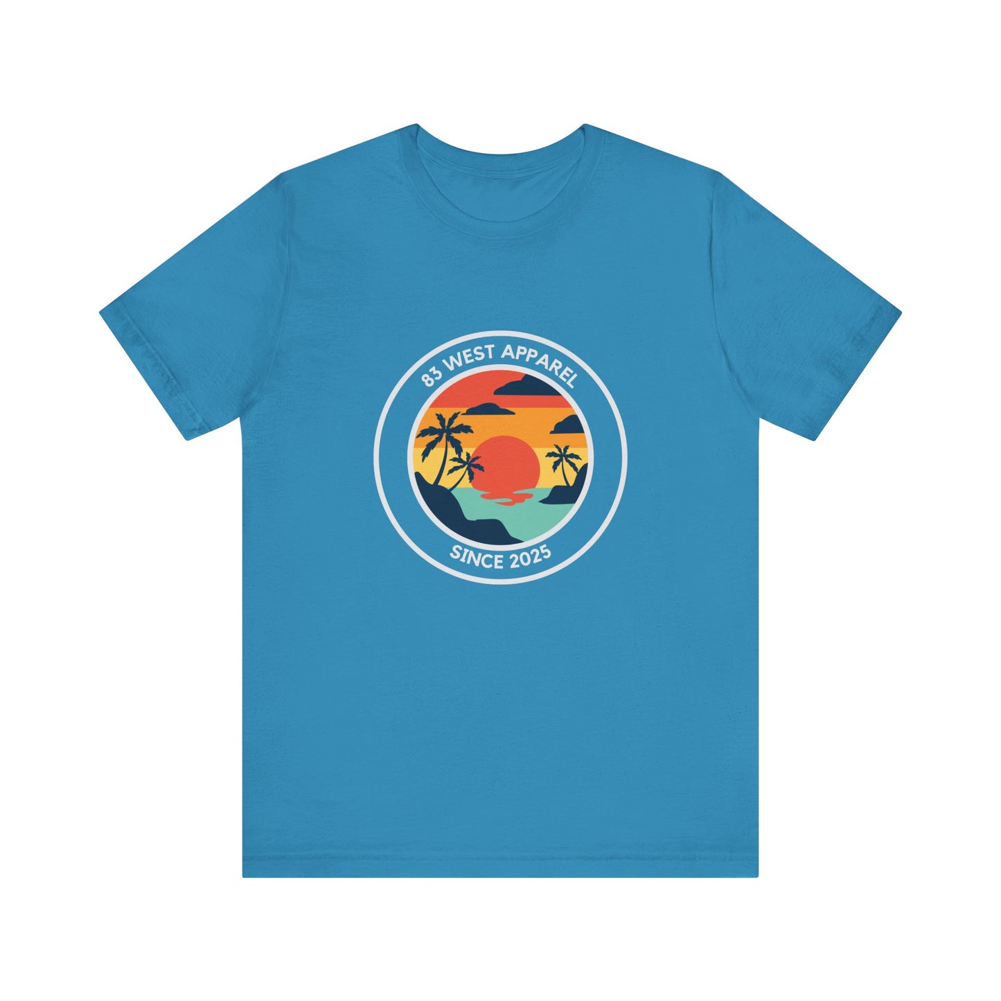 Tropical Sunset T-Shirt - 83 West Apparel - Casual Summer Vibe