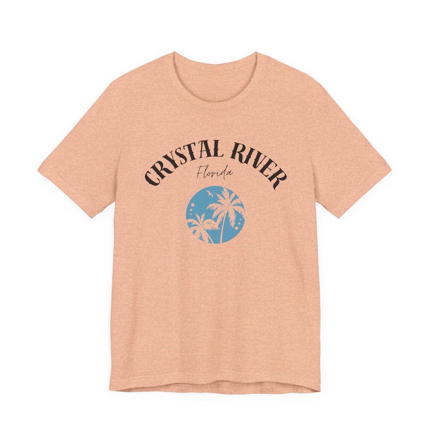 Crystal River Florida Tropical Tee - Unisex Jersey Short Sleeve Shirt