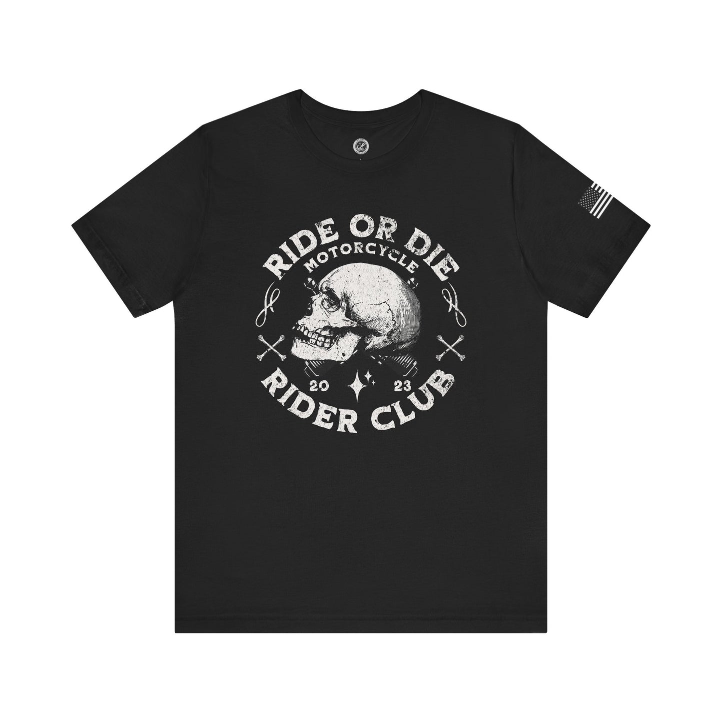 Ride or Die Motorcycle Club Tee, Unisex Graphic Shirt for Bikers, Casual Wear