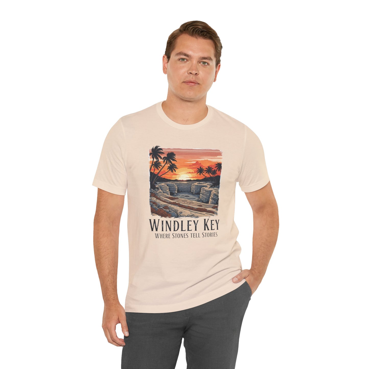FLORIDA KEYS COLLECTION Windley Key Sunset Tee, Soft Cotton T-Shirt, Beach Vibes Shirt