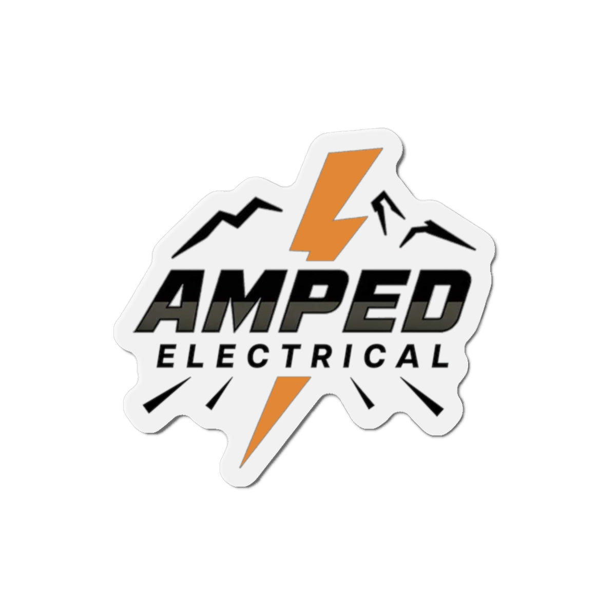 AMPED ELECTRICAL Die-Cut Magnet | Perfect for Electricians