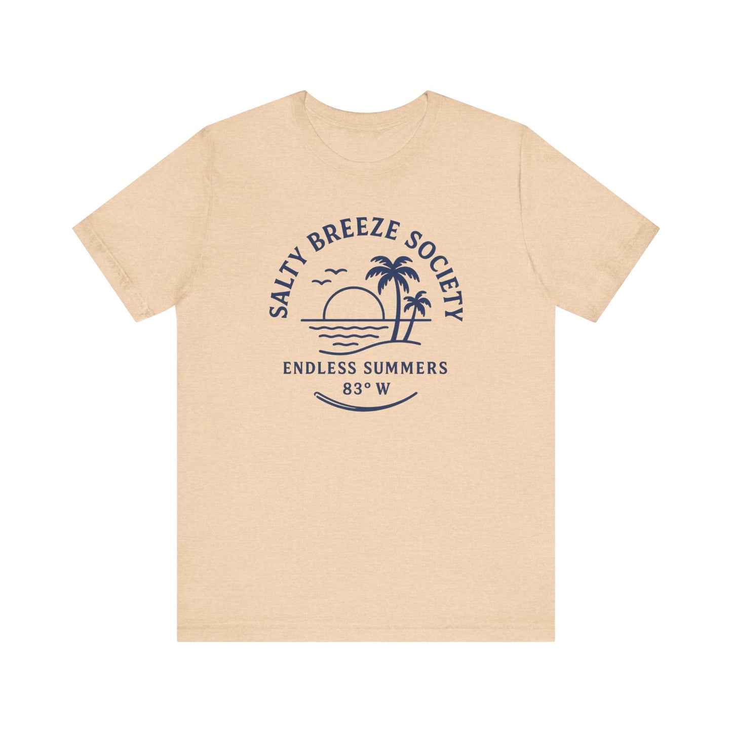Salty Breeze Society Unisex Short Sleeve Tee - Endless Summers Design