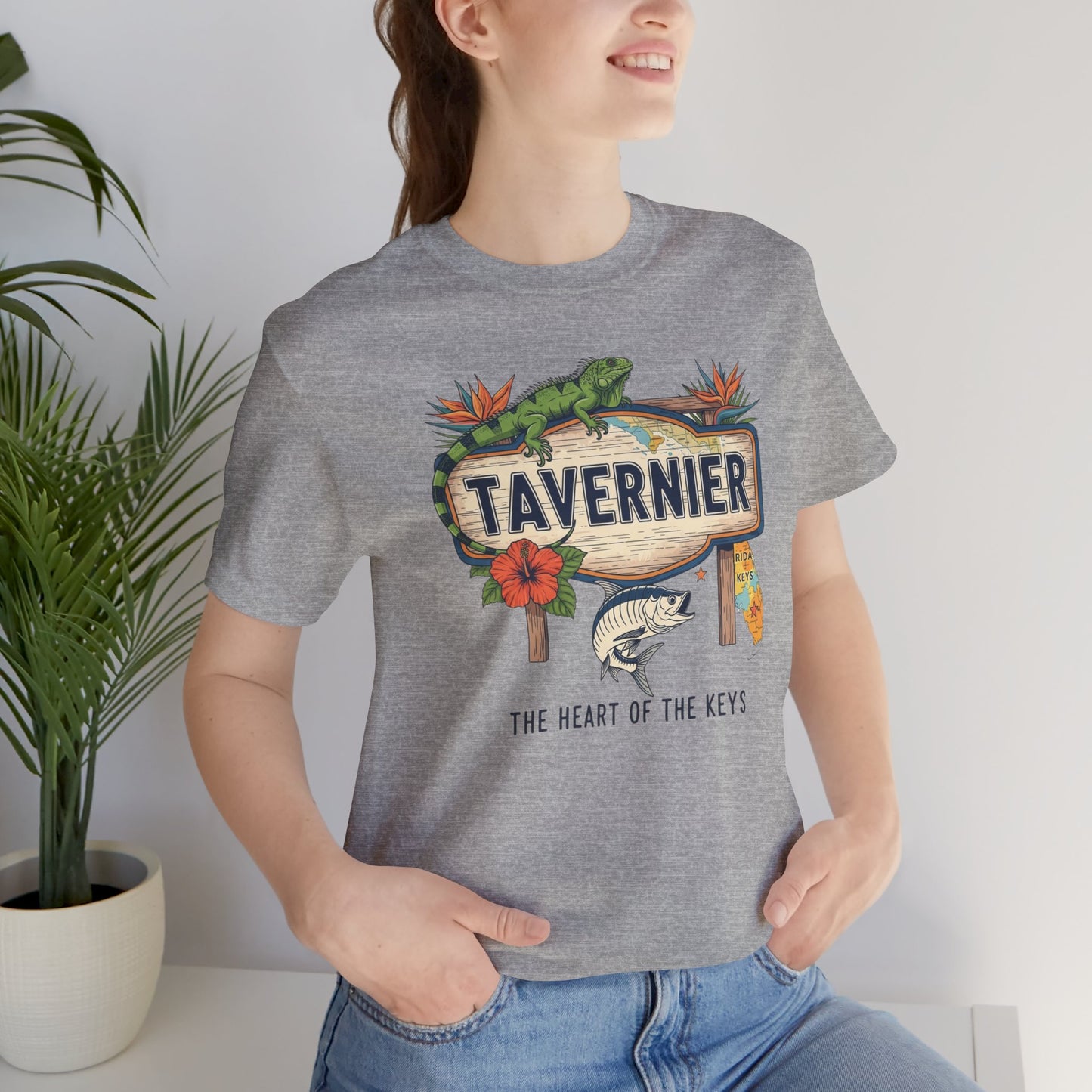 FLORIDA KEYS COLLECTION Tavernier Tropical Graphic Tee, Beachwear