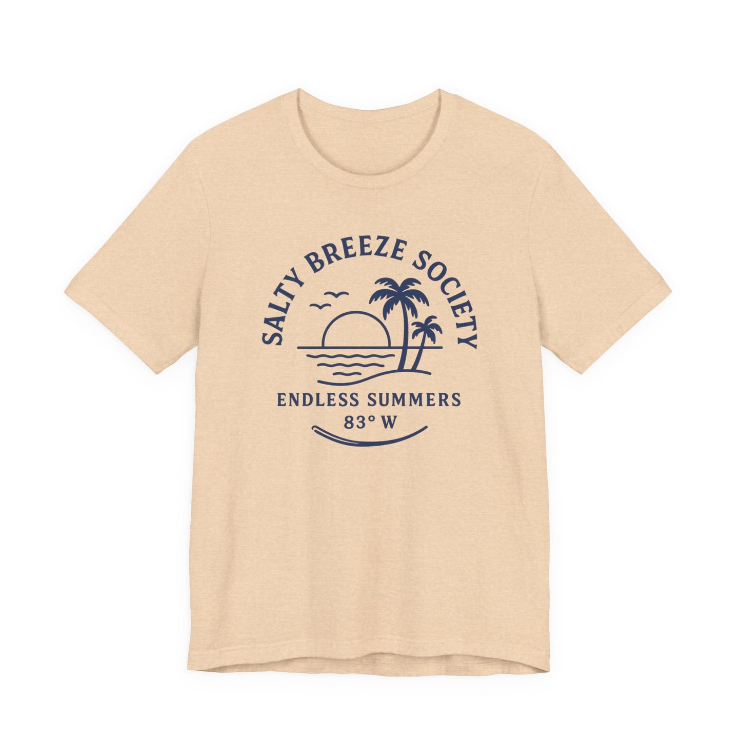 Salty Breeze Society Unisex Short Sleeve Tee - Endless Summers Design